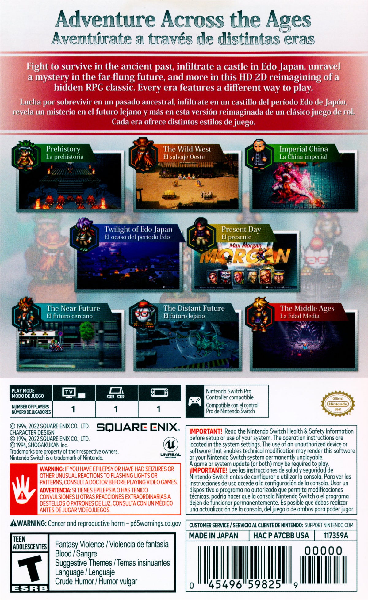 Live A Live Switch - Video Game - Used - CaveGamers - Image 2