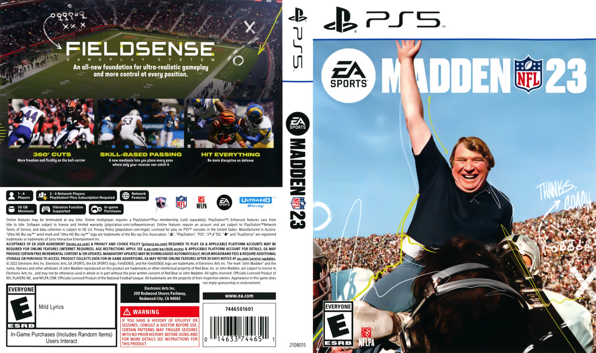 Madden NFL 23 PS5 - Video Game - Used - CaveGamers - Image 4