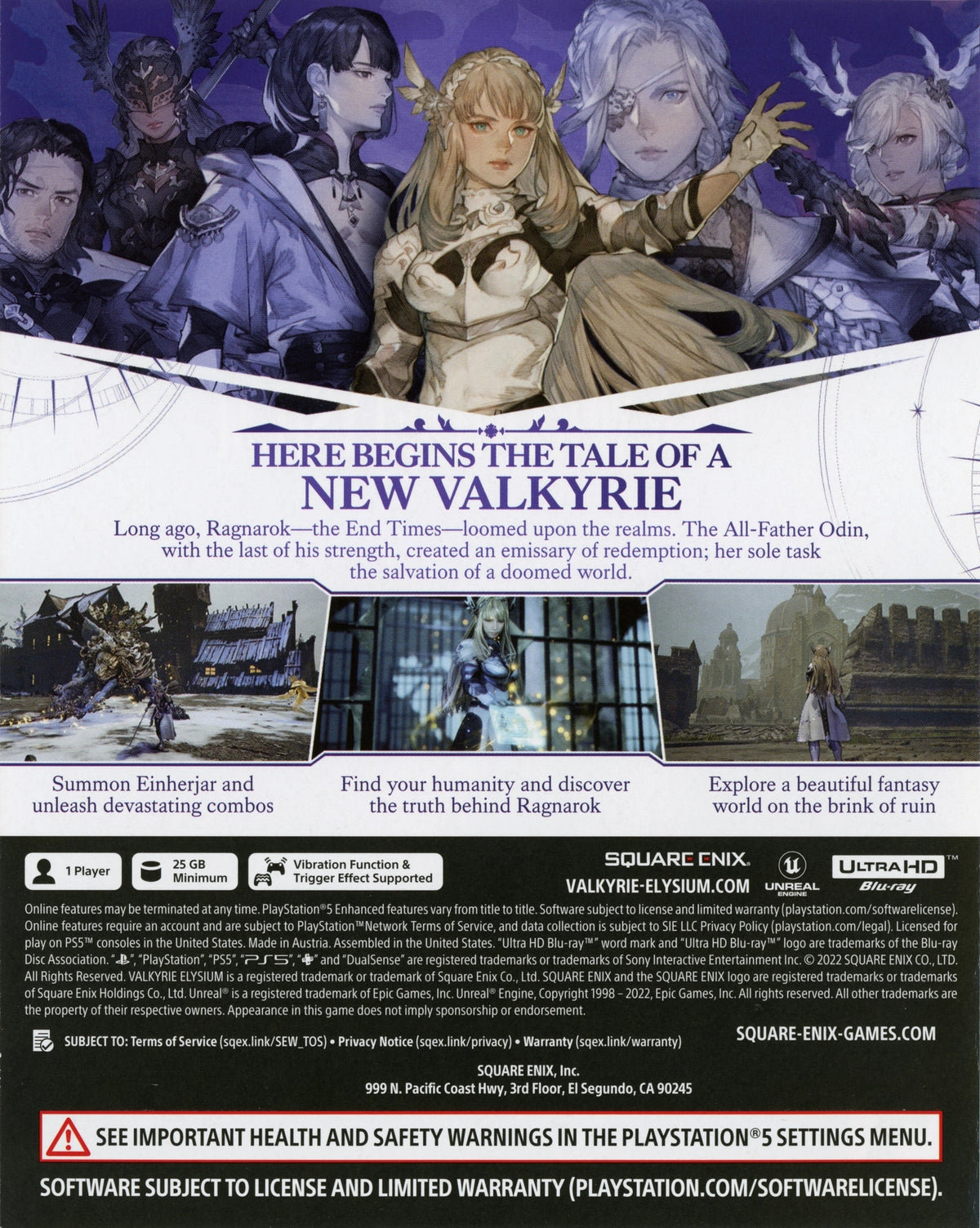 Valkyrie Elysium PS5 - Video Game - Used - CaveGamers - Image 2