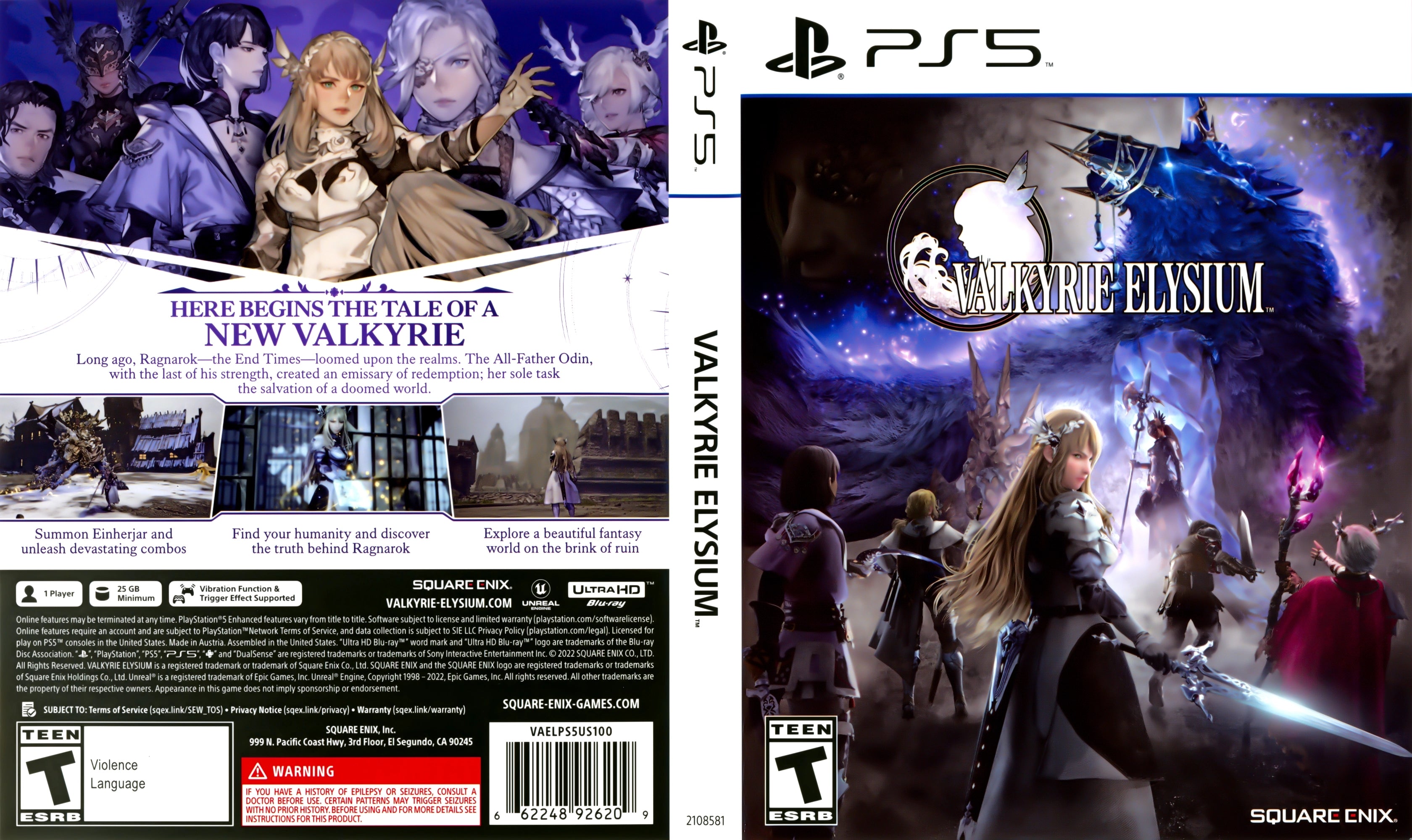 Valkyrie Elysium PS5 - Video Game - Used - CaveGamers - Image 5