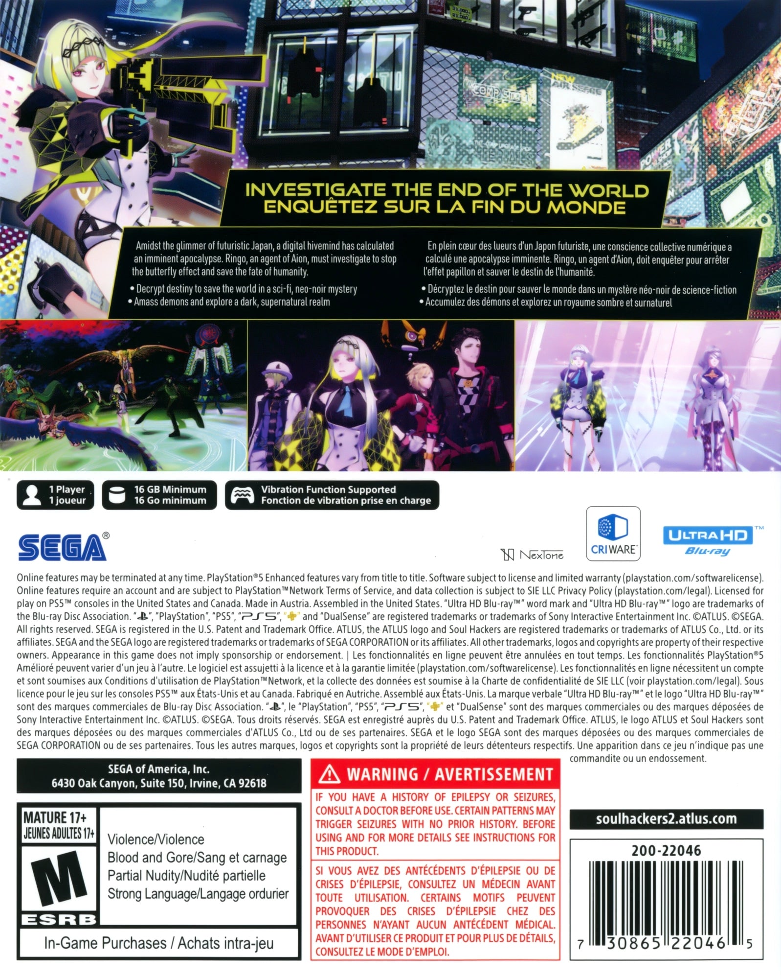 Soul Hackers 2 PS5 - Video Game - Used - CaveGamers - Image 2