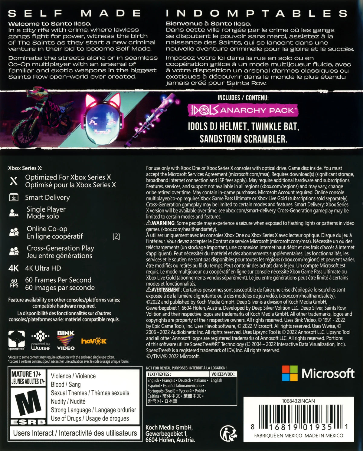 Saints Row Xbox Series X - Video Game - Used - CaveGamers - Image 2