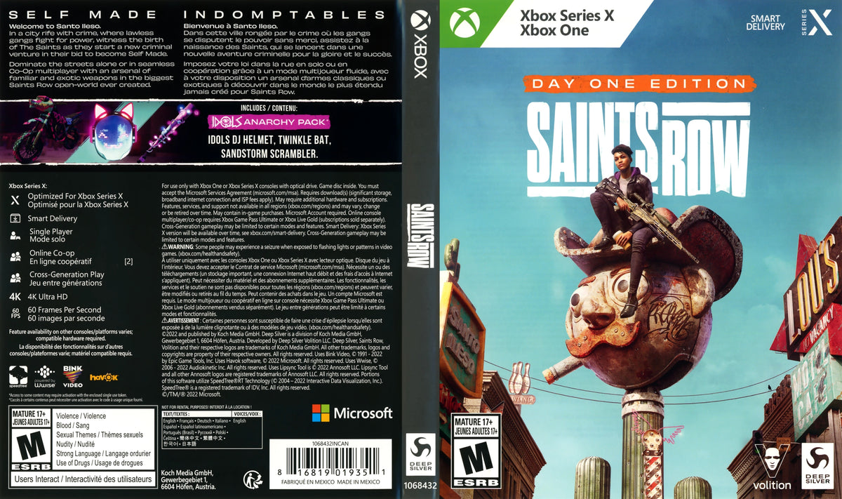 Saints Row Xbox Series X - Video Game - Used - CaveGamers - Image 3