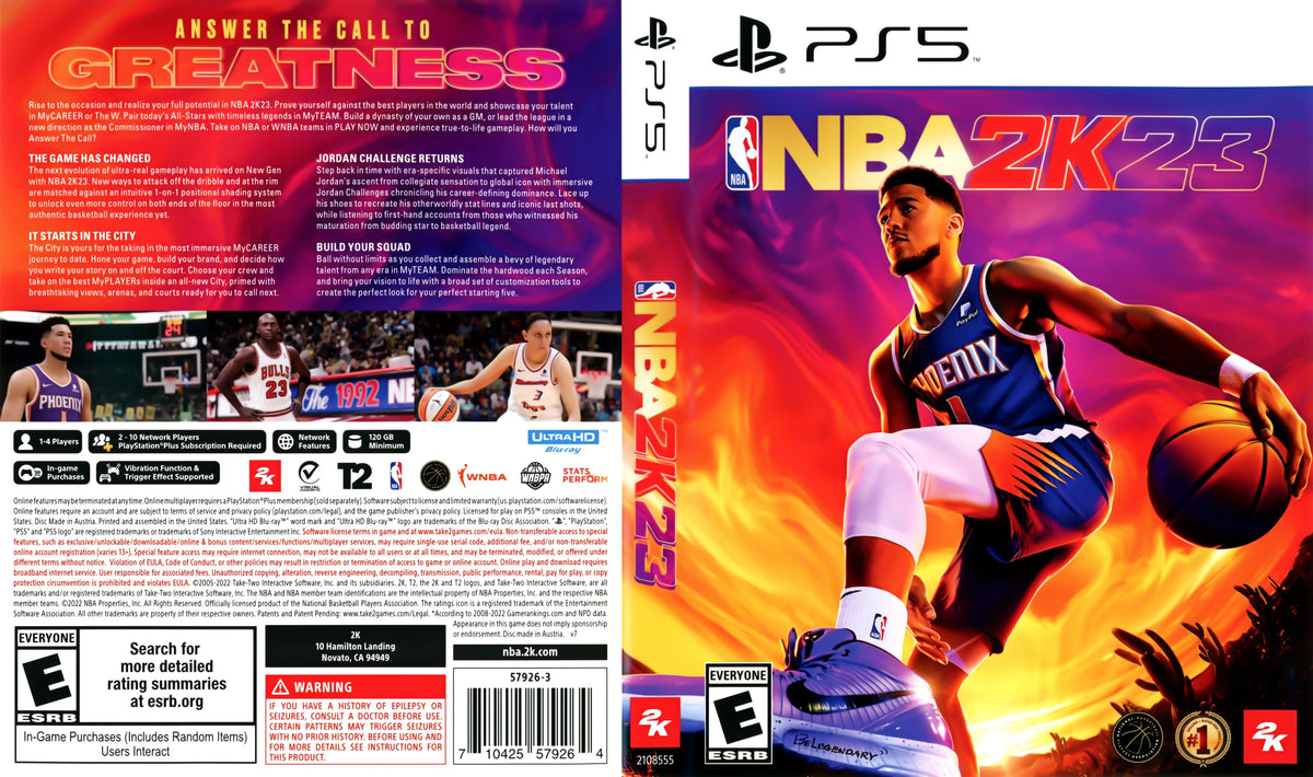 NBA 2K23 PS5 - Video Game - Used - CaveGamers - Image 4