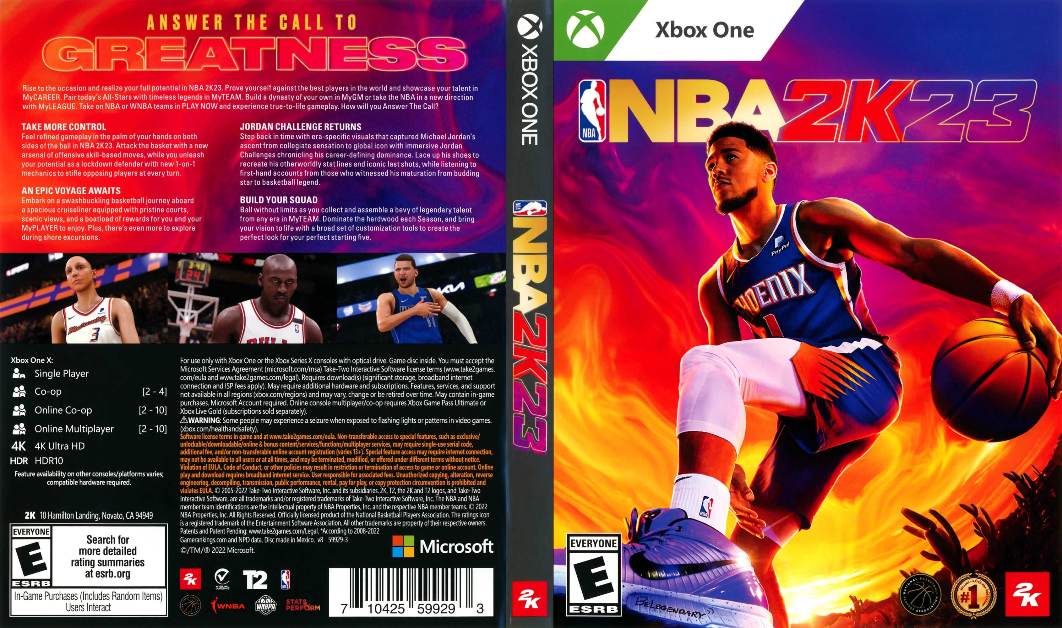 NBA 2K23 Xbox One - Video Game - Used - CaveGamers - Image 3