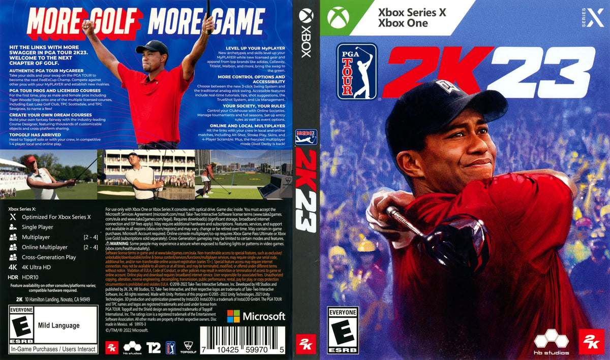 PGA Tour 2K23 Xbox Series X - Video Game - Used - CaveGamers - Image 3