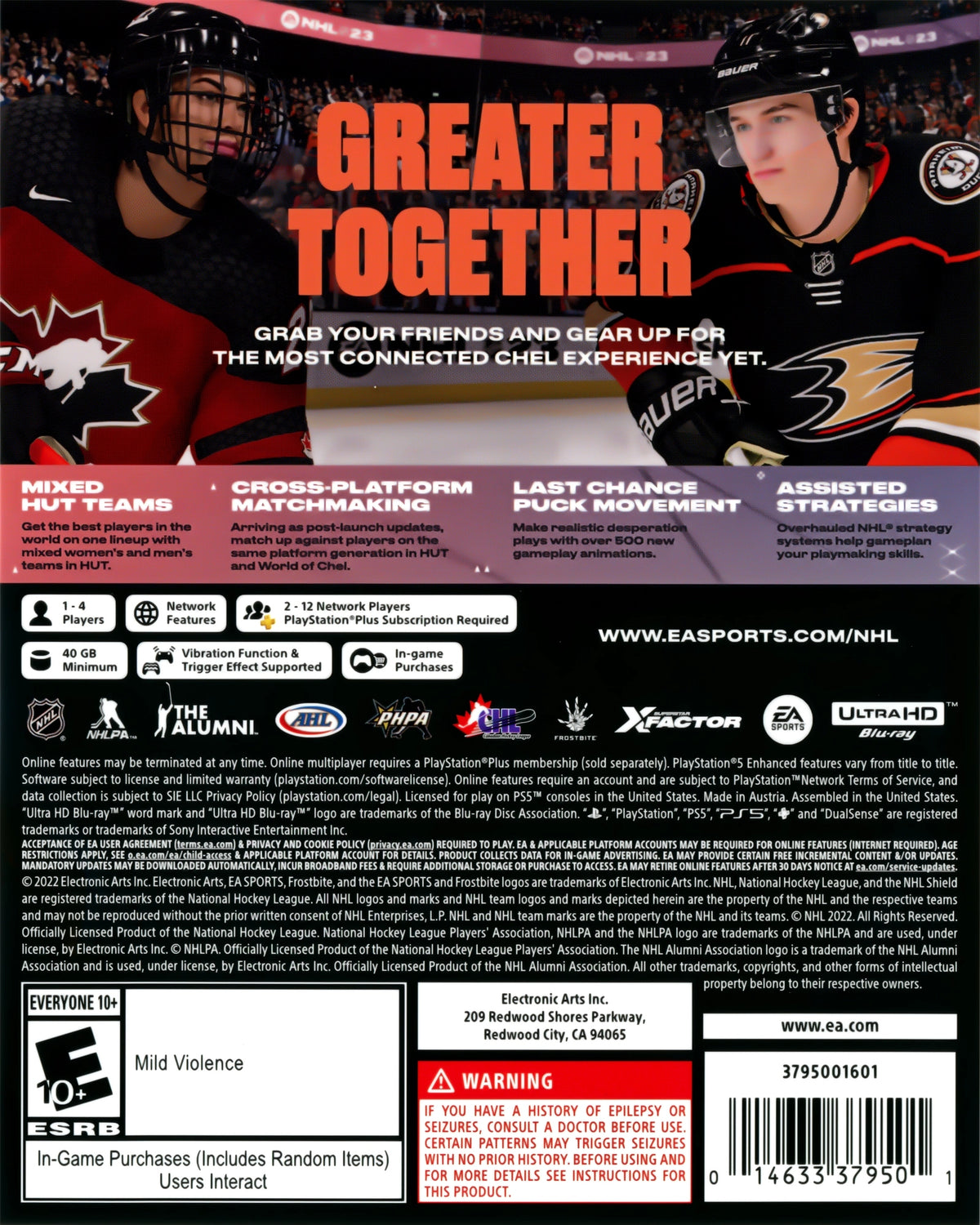 NHL 23 PS5 - Video Game - Used - CaveGamers - Image 2