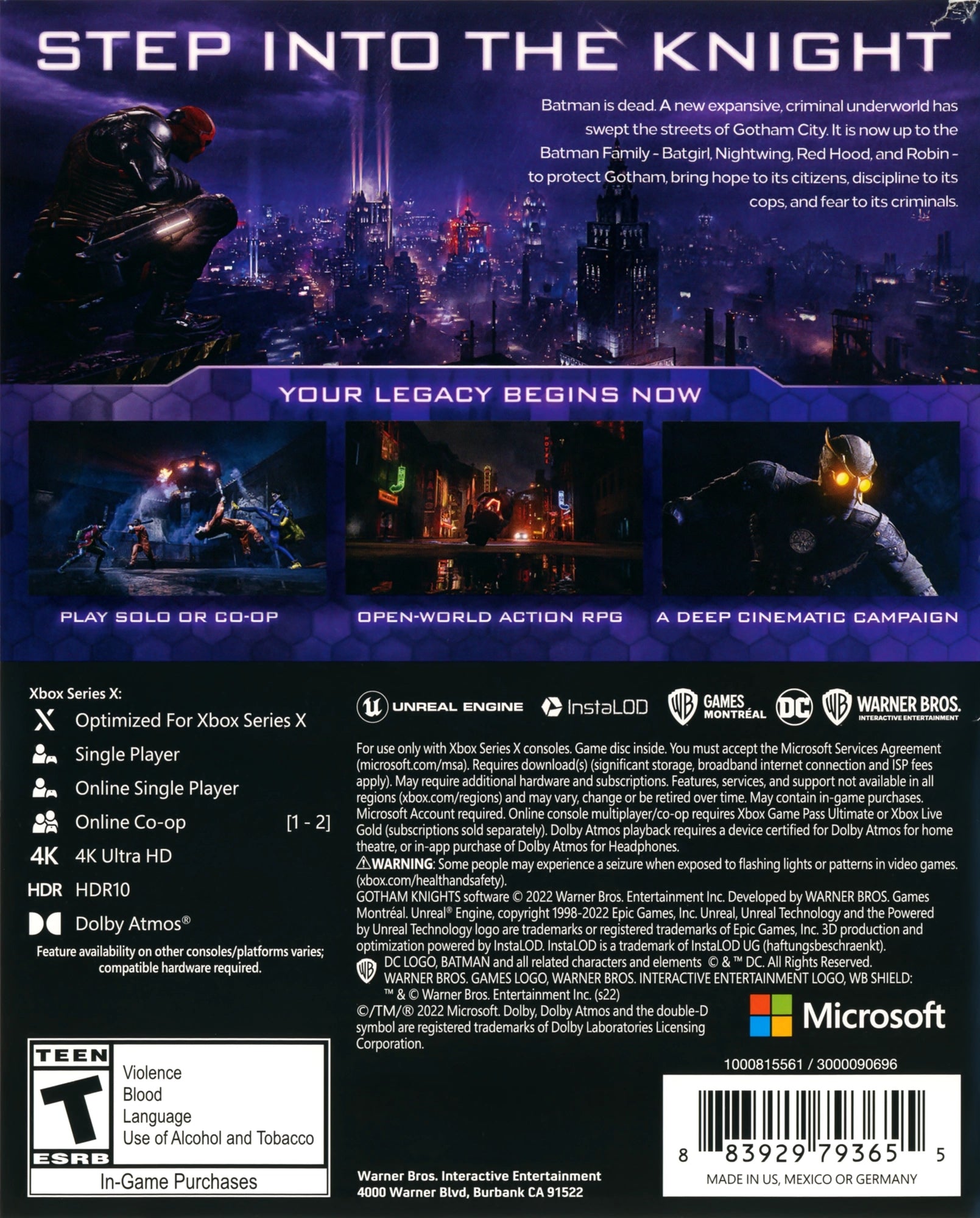 Gotham Knights Xbox Series X - Video Game - Used - CaveGamers - Image 2