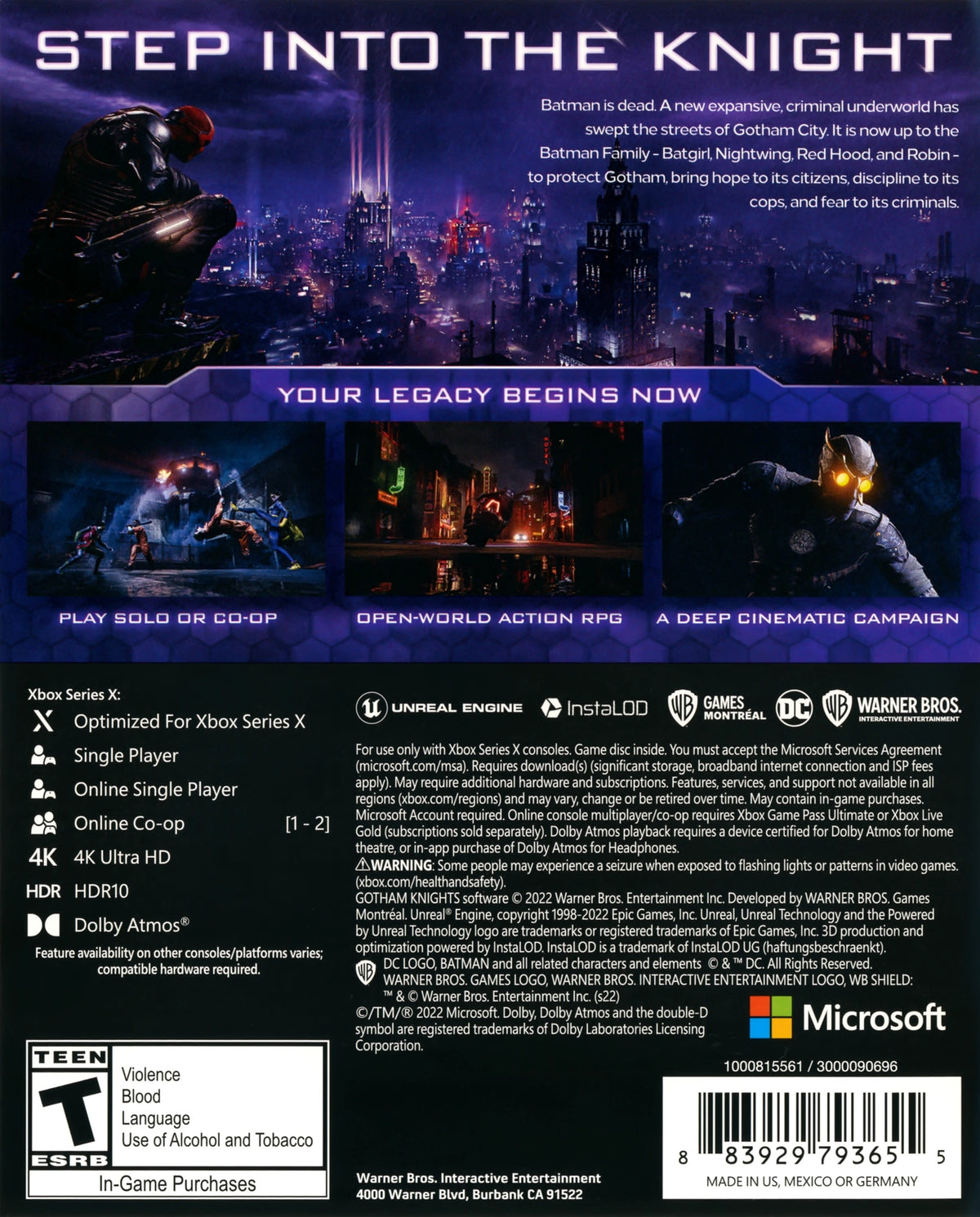 Gotham Knights Xbox Series X - Video Game - Used - CaveGamers - Image 2