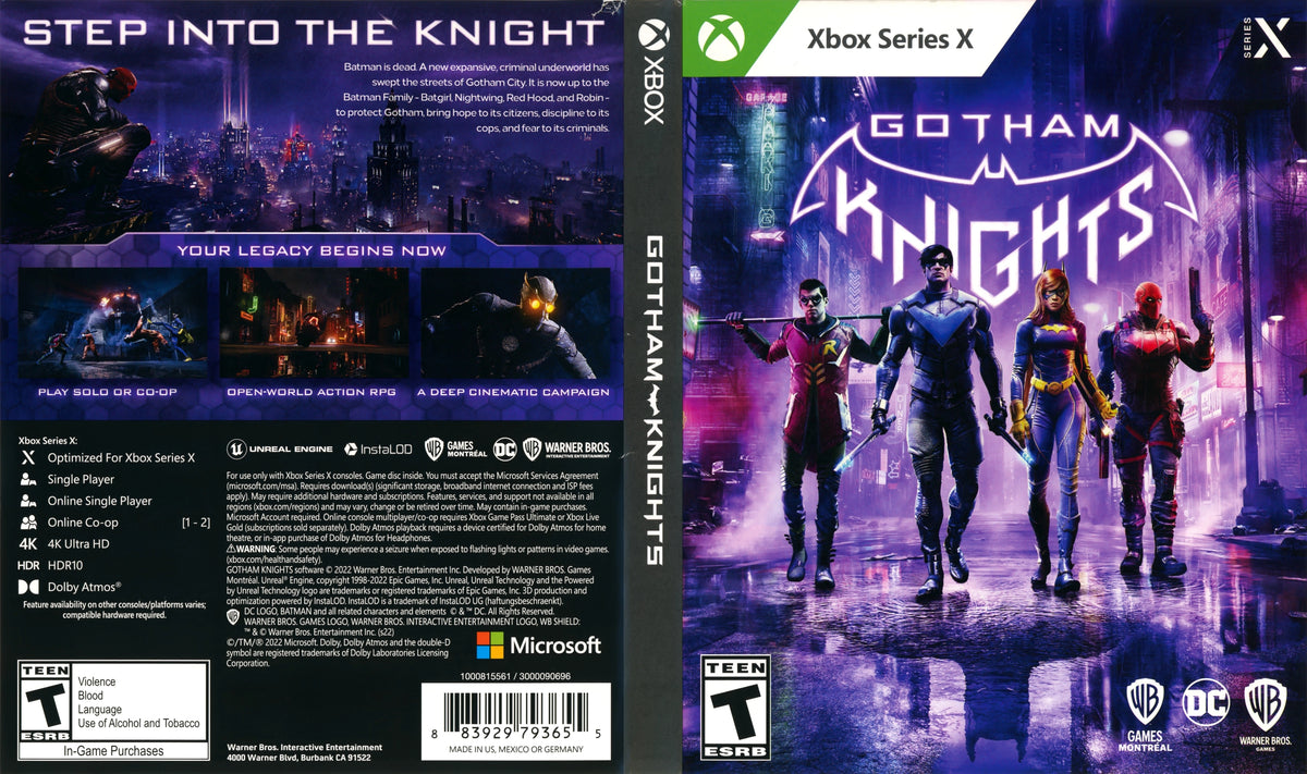 Gotham Knights Xbox Series X - Video Game - Used - CaveGamers - Image 3