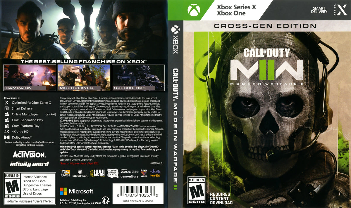 Call of Duty: Modern Warfare II Xbox Series X - Video Game - Used - CaveGamers - Image 4