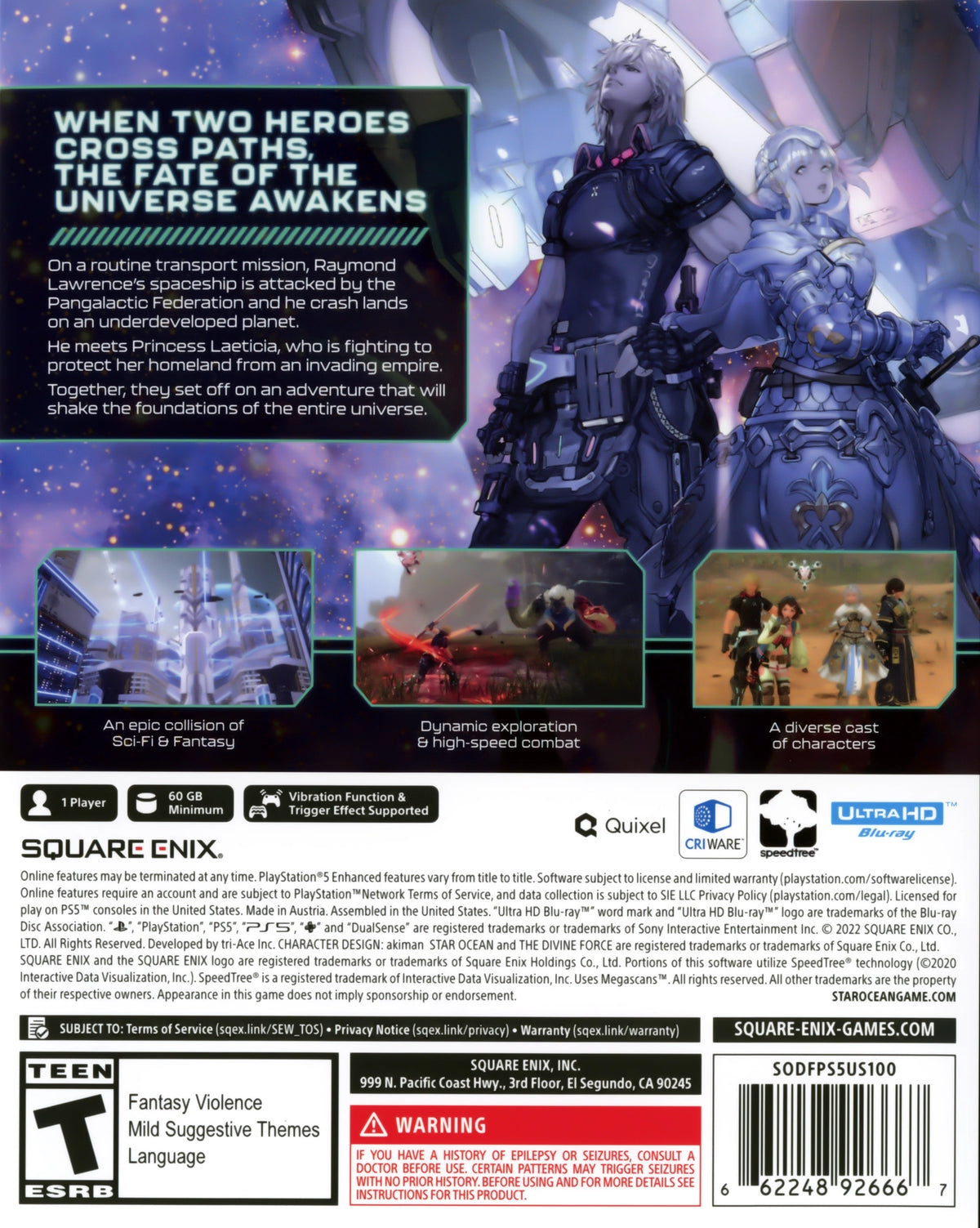 Star Ocean The Divine Force PS5 - Video Game - Used - CaveGamers - Image 2