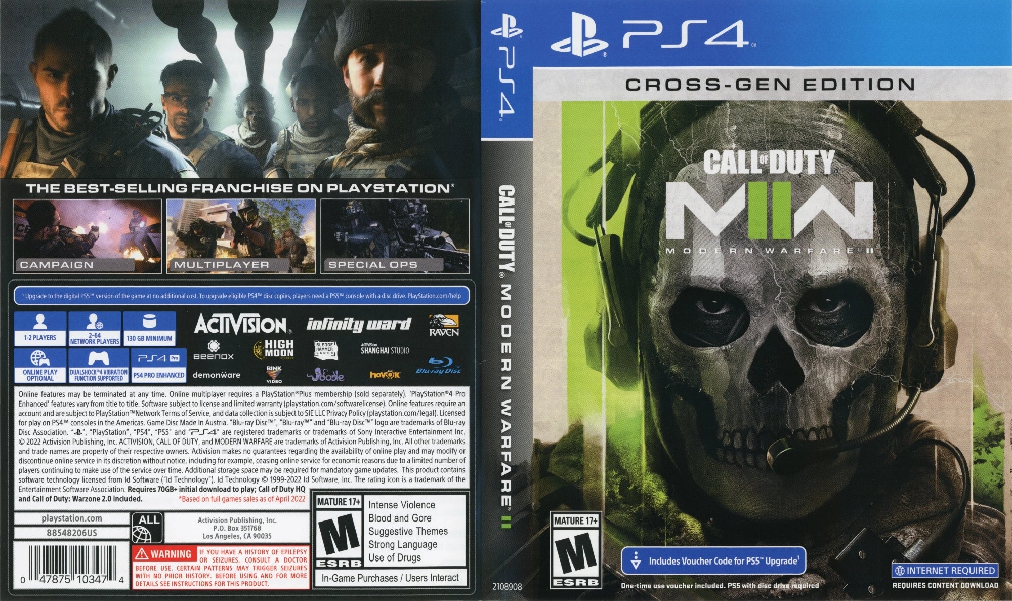 Call of Duty: Modern Warfare II PS4 - Video Game - Used - CaveGamers - Image 3