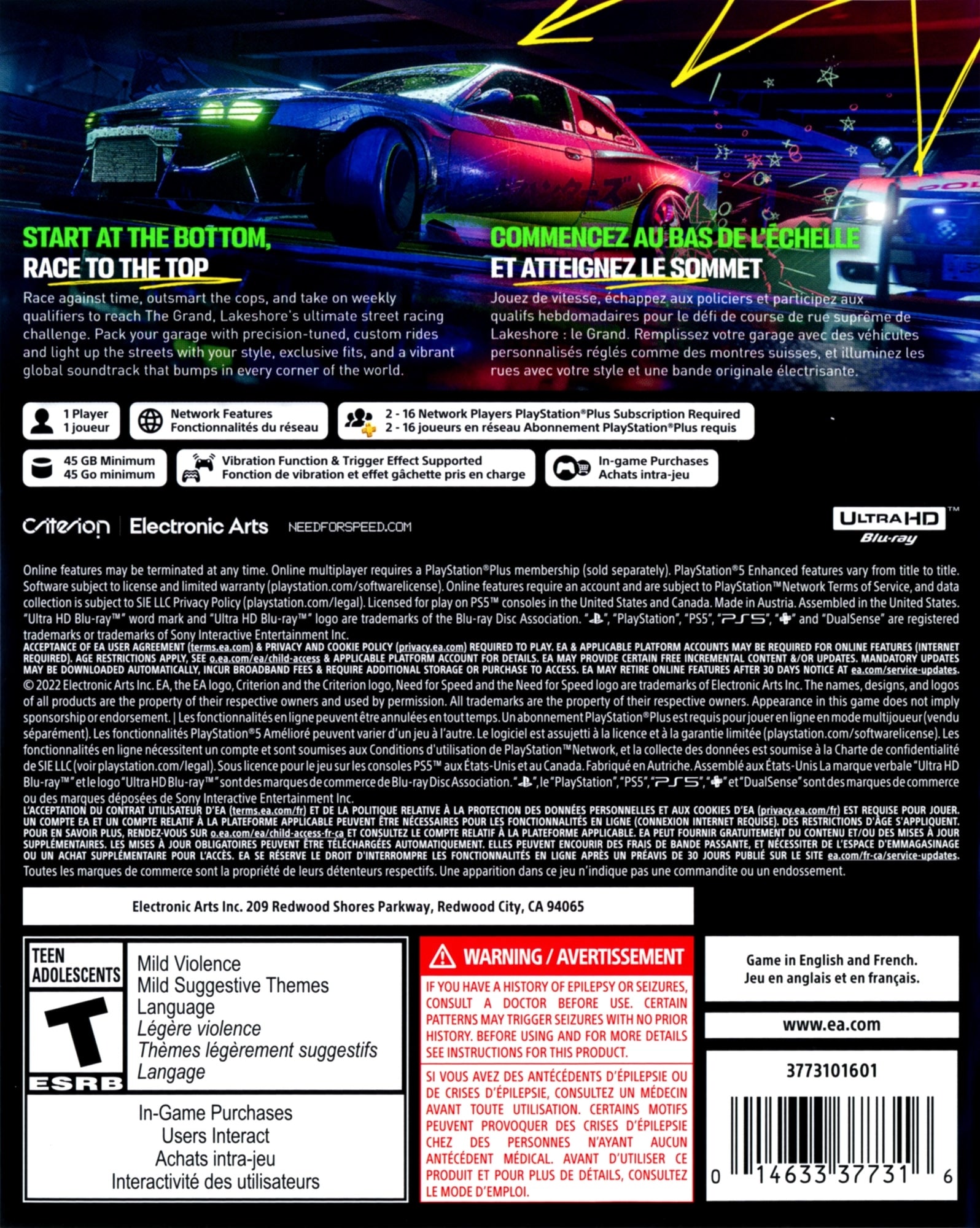 Need for Speed Unbound PS5 - Video Game - Used - CaveGamers - Image 2