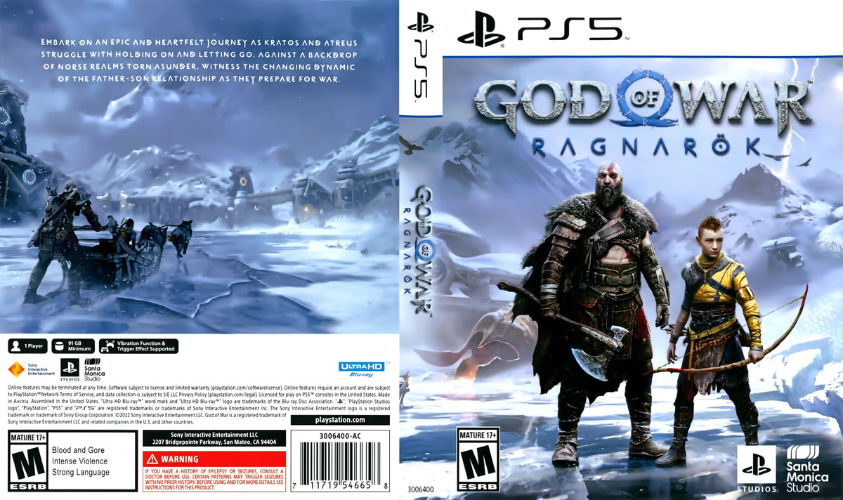 God of War Ragnarok PS5 - Video Game - Used - CaveGamers - Image 4