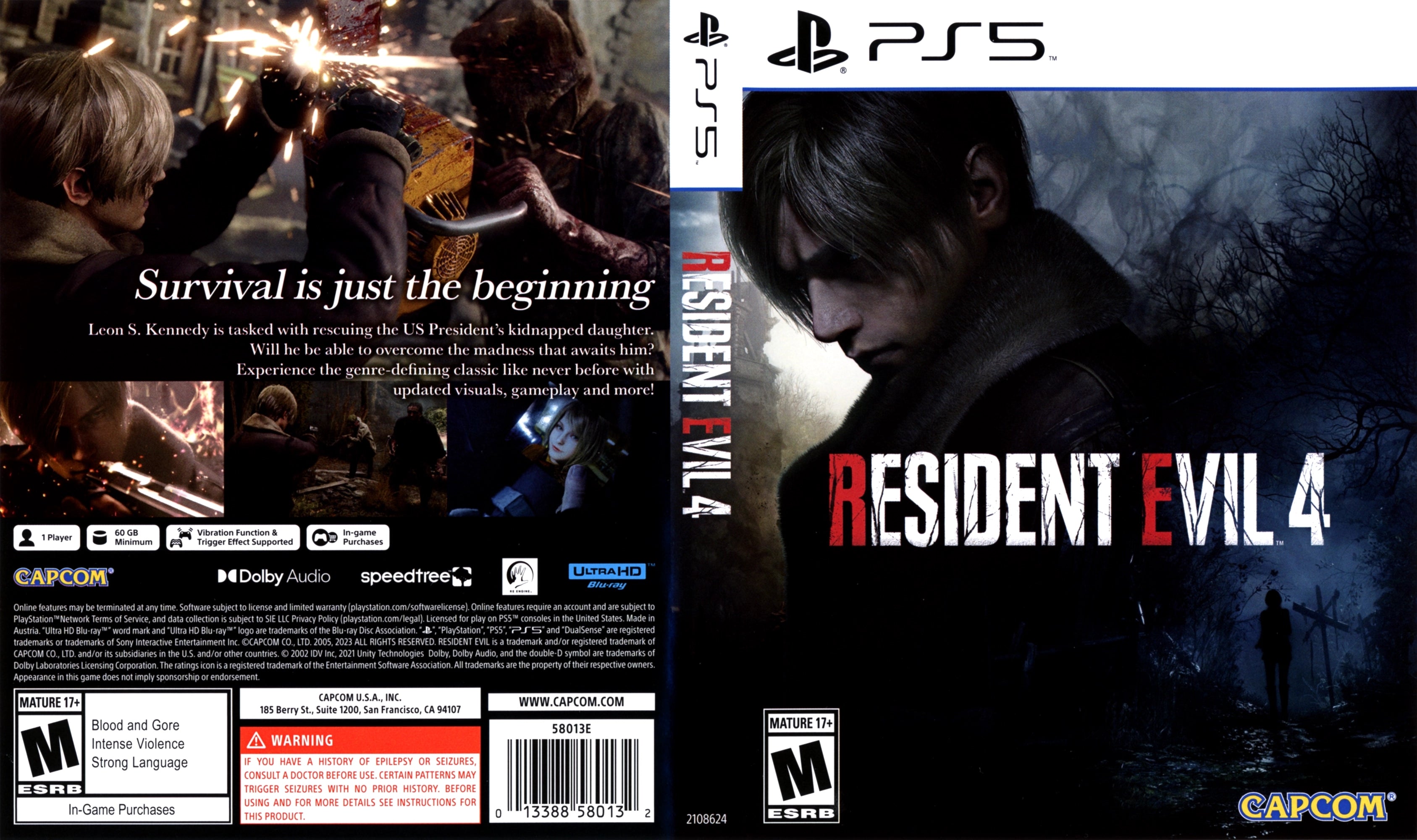 Resident Evil 4 PS5 - Video Game - Used - CaveGamers - Image 4