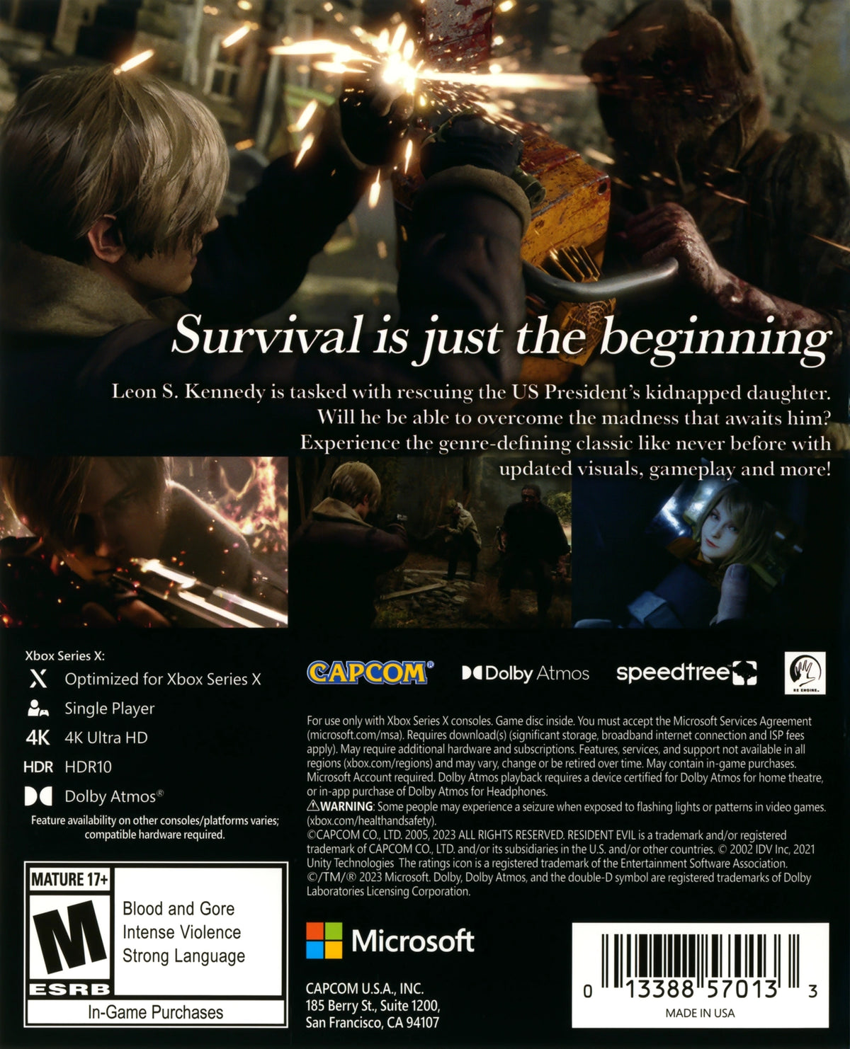 Resident Evil 4 Remake Xbox Series X - Video Game - Used - CaveGamers - Image 2