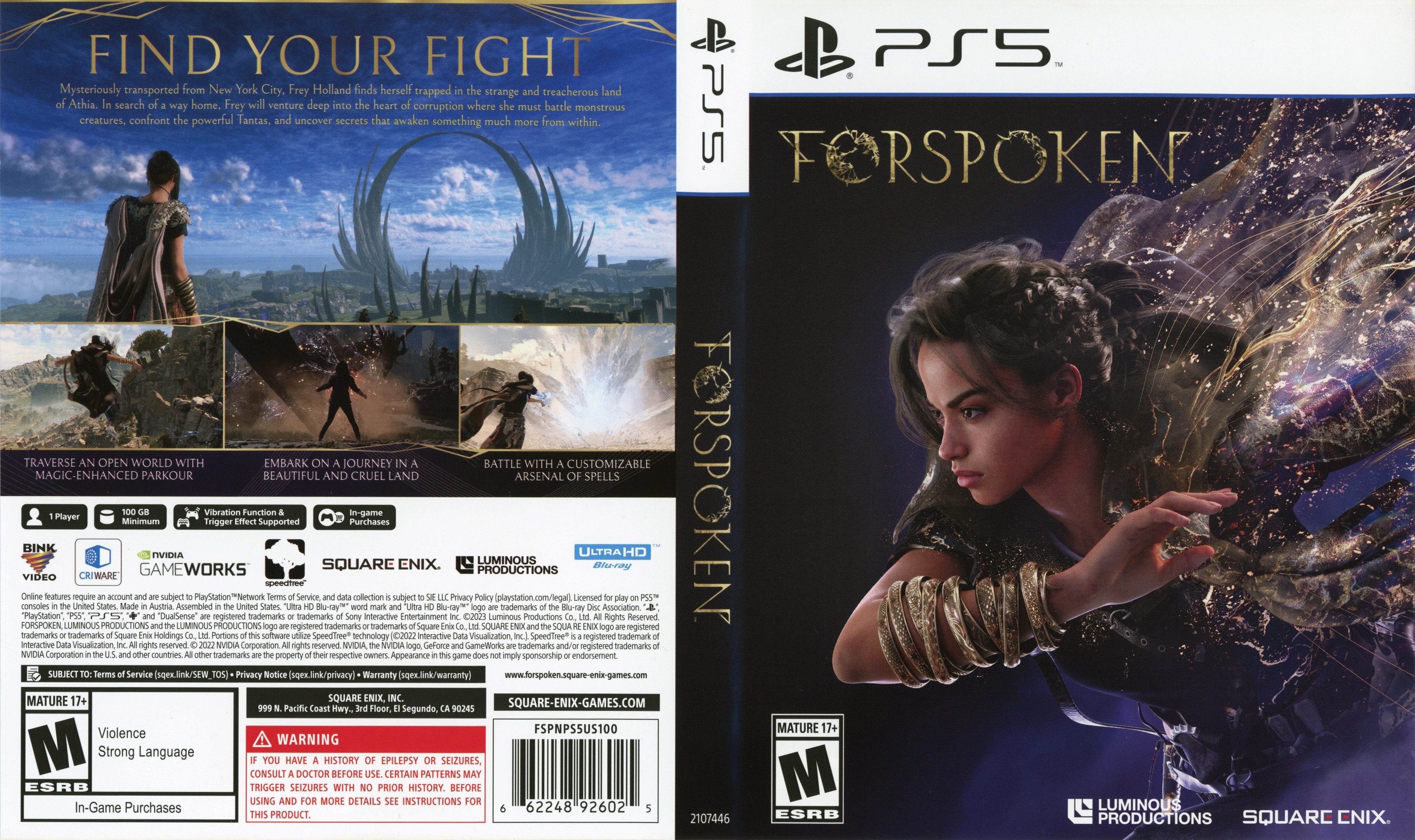 Forspoken PS5 - Video Game - Used - CaveGamers - Image 4