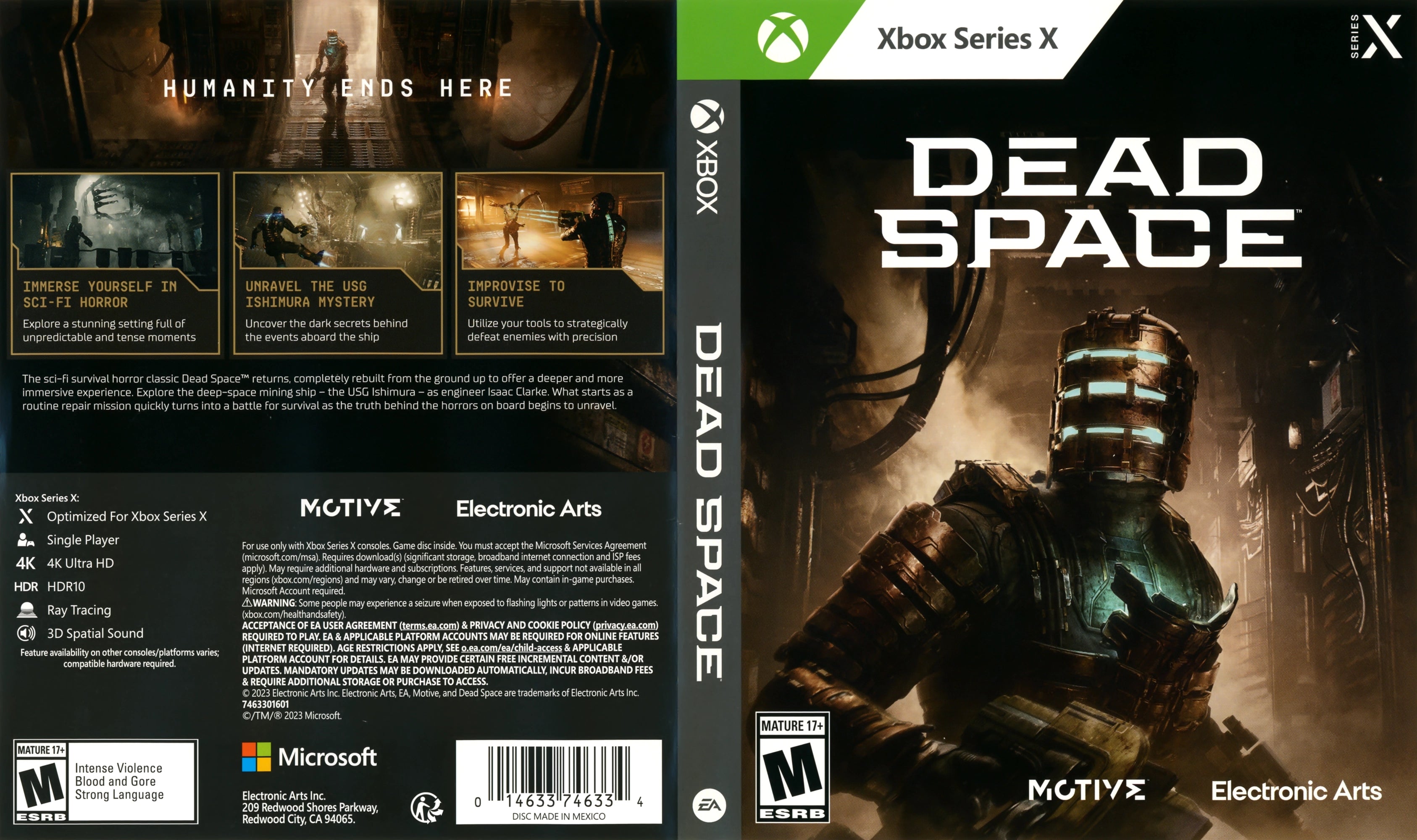 Dead Space Xbox Series X - Video Game - Used - CaveGamers - Image 3