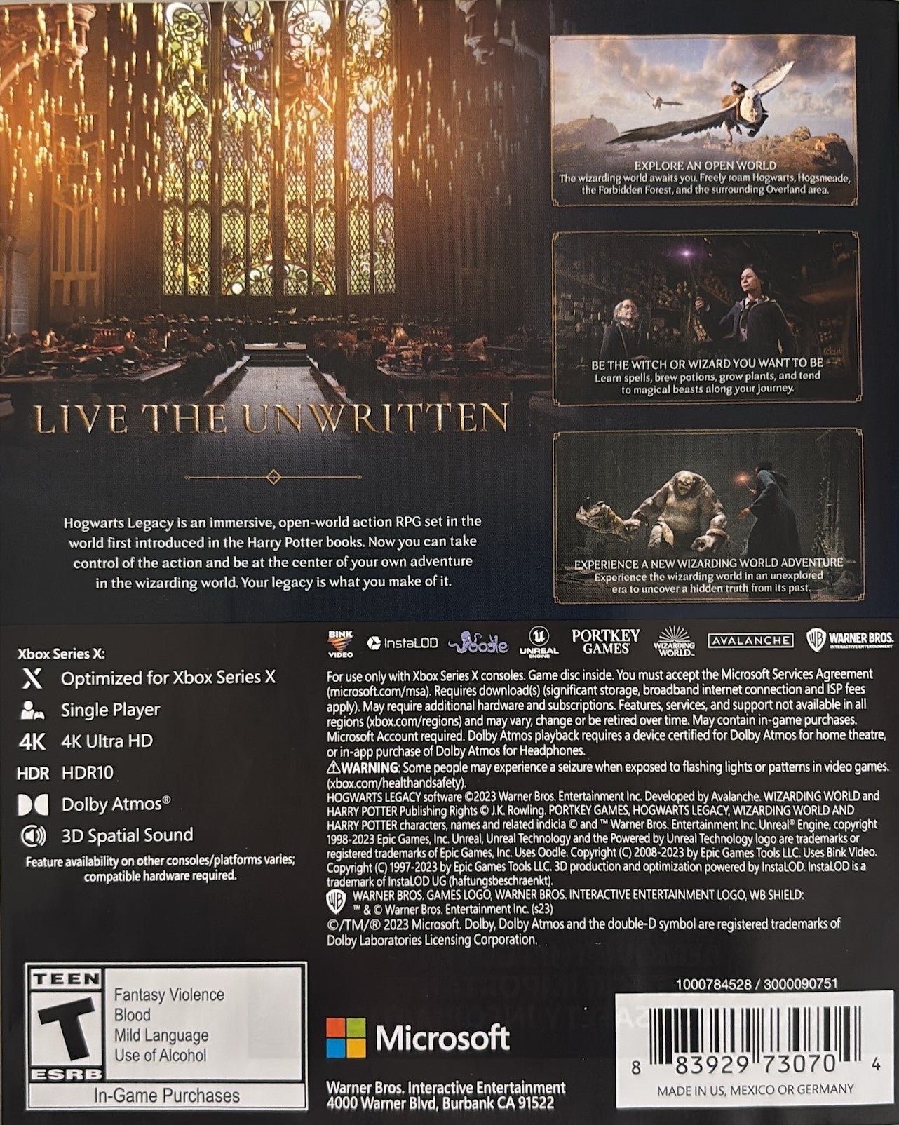Hogwarts Legacy Xbox Series X - Video Game - Used - CaveGamers - Image 2