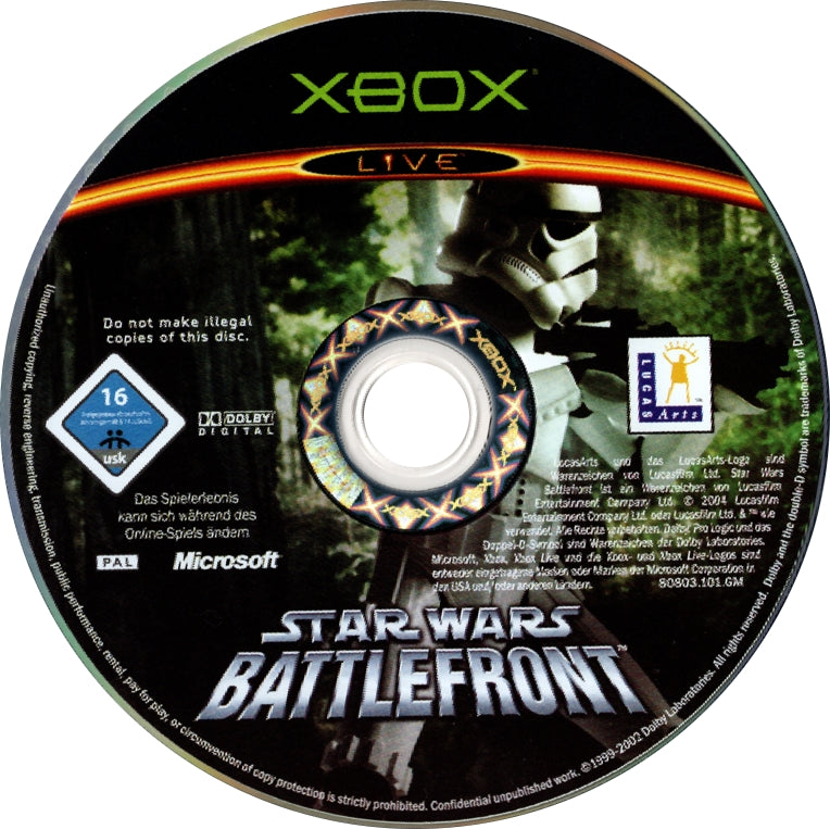 Star Wars Battlefront Xbox - Video Game - Used - CaveGamers - Image 3