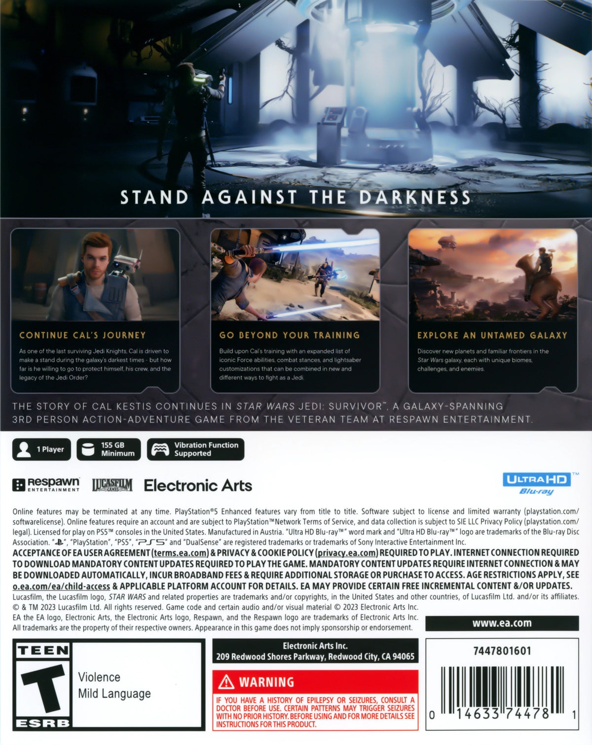 Star Wars Jedi: Survivor PS5 - Video Game - Used - CaveGamers - Image 2
