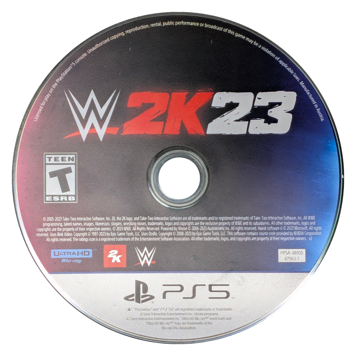 WWE 2K23 PS5 - Video Game - Used - CaveGamers - Image 3