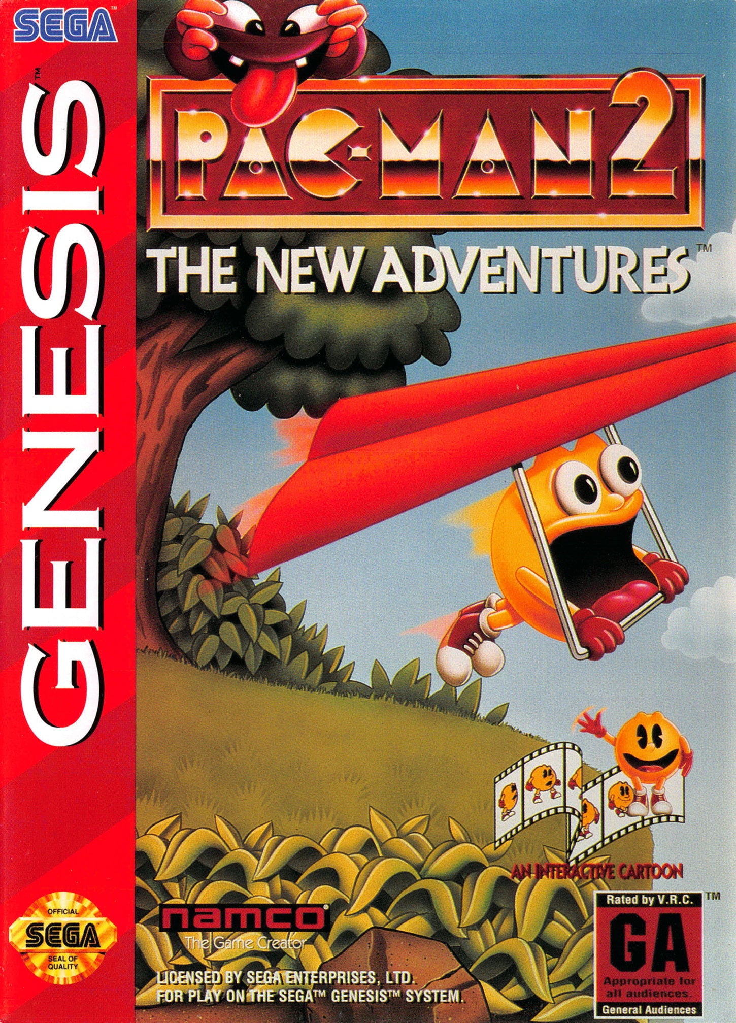 Pac-Man 2: The New Adventures Genesis - Video Game - Used - CaveGamers
