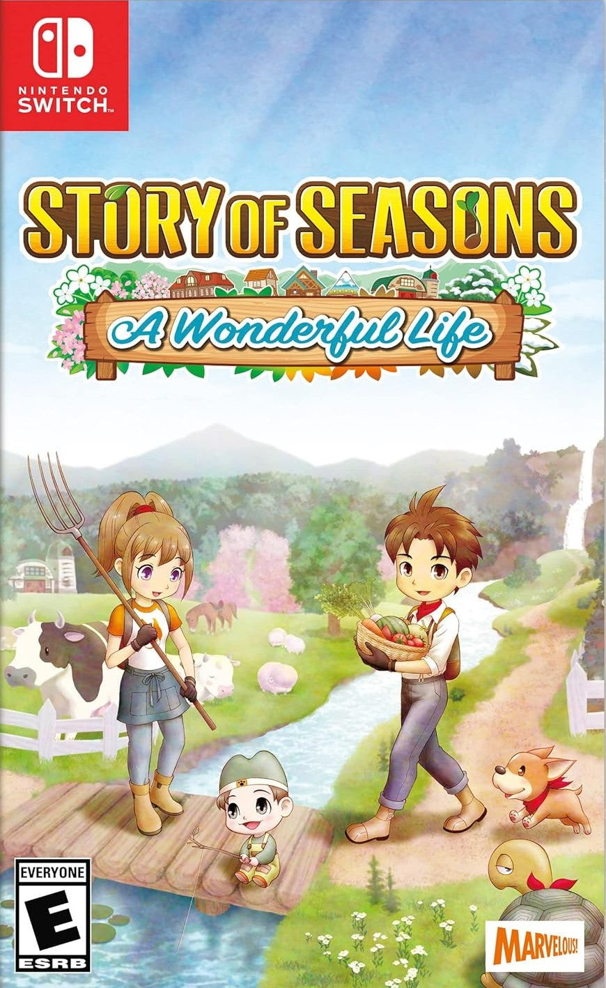 Story of Seasons: A Wonderful Life Switch - Video Game - Used - CaveGamers