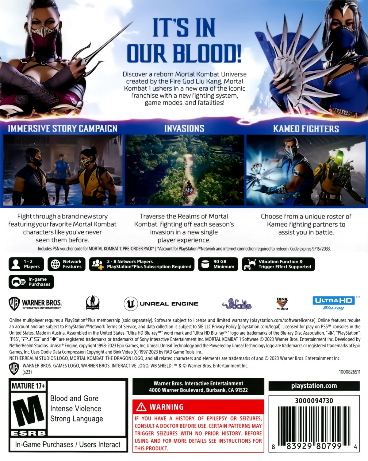 Mortal Kombat 1 PS5 - Video Game - Used - CaveGamers - Image 2