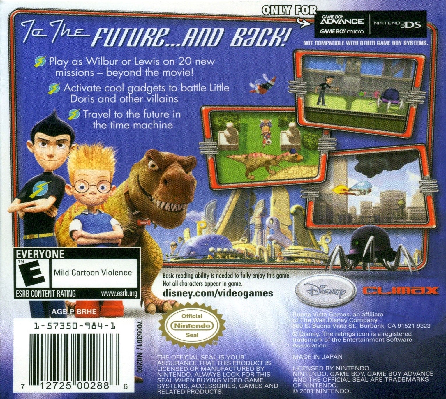 Meet The Robinsons Game Boy Advance - Video Game - Used - CaveGamers - Image 2