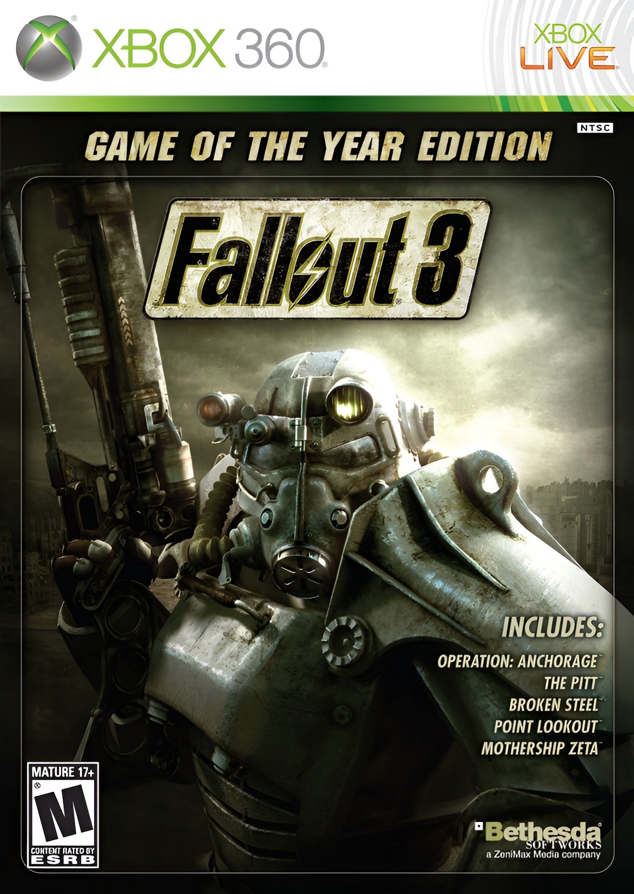 Fallout 3 (Game of the Year Edition) [2 Discs] Xbox 360 - Video Game - Used - CaveGamers