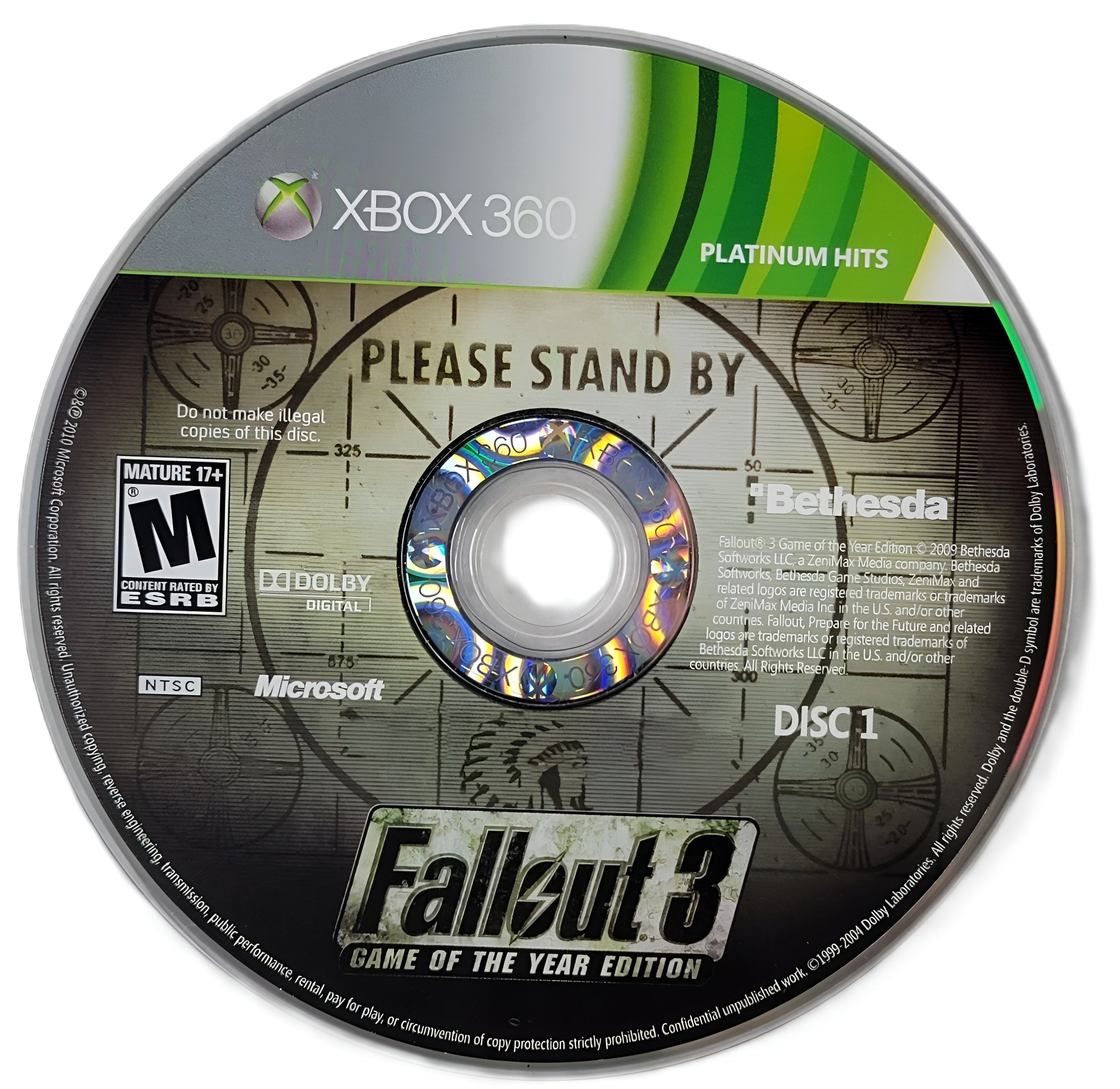 Fallout 3 (Game of the Year Edition) [2 Discs] Xbox 360 - Video Game - Used - CaveGamers - Image 3
