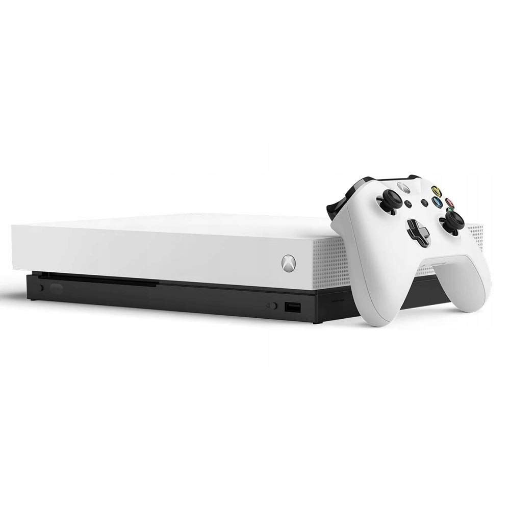 Xbox One S 1TB Console - White [All Digital] - Video Game System - Used - CaveGamers - Image 3