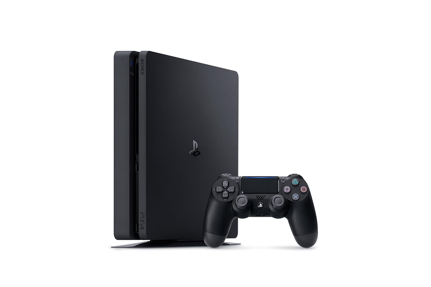 PlayStation 4 Slim 500GB Console - Black [Model: CUH-2xxxA] PS4 - Video Game System - Used - CaveGamers