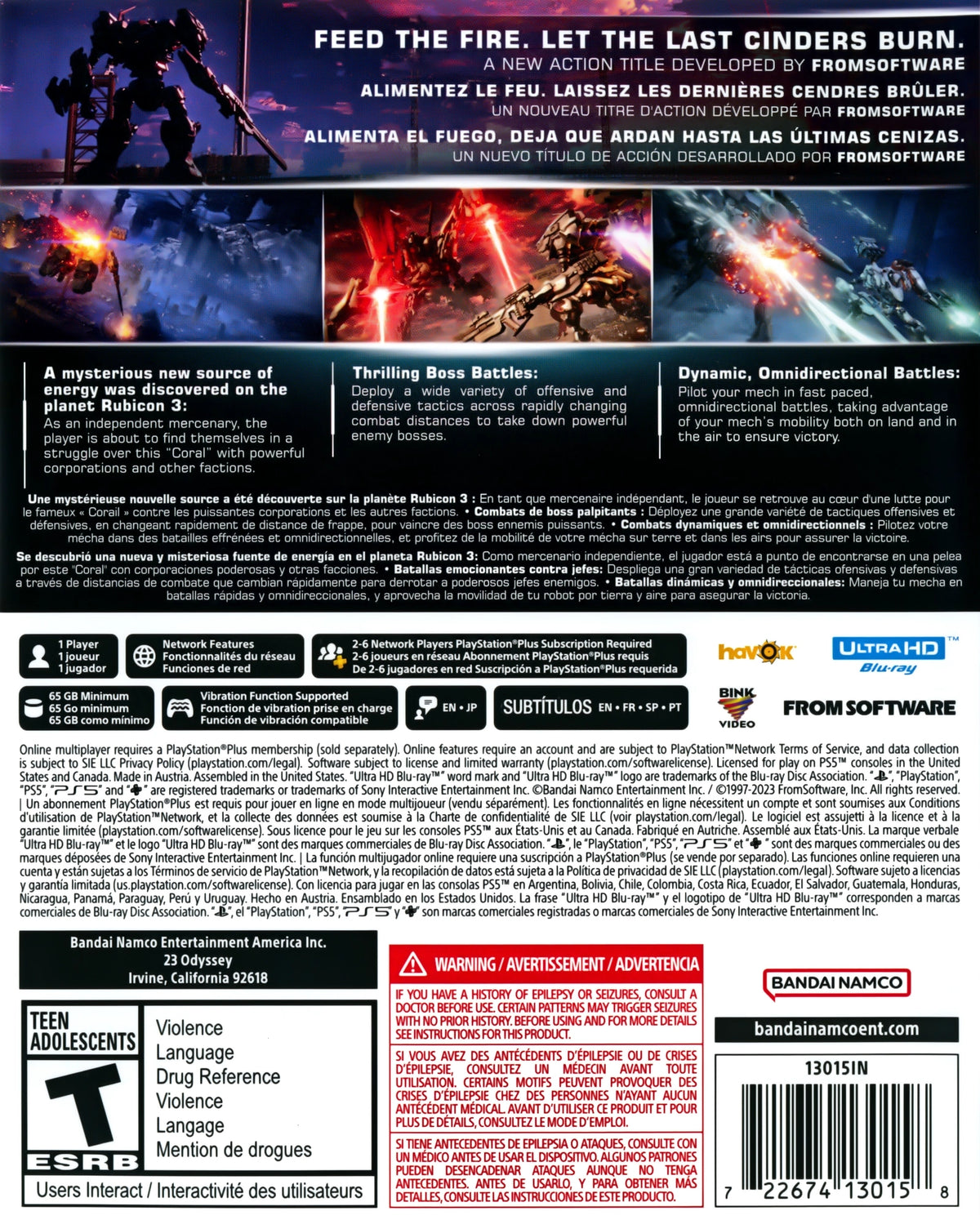 Armored Core VI: Fires of Rubicon PS5 - Video Game - Used - CaveGamers - Image 2