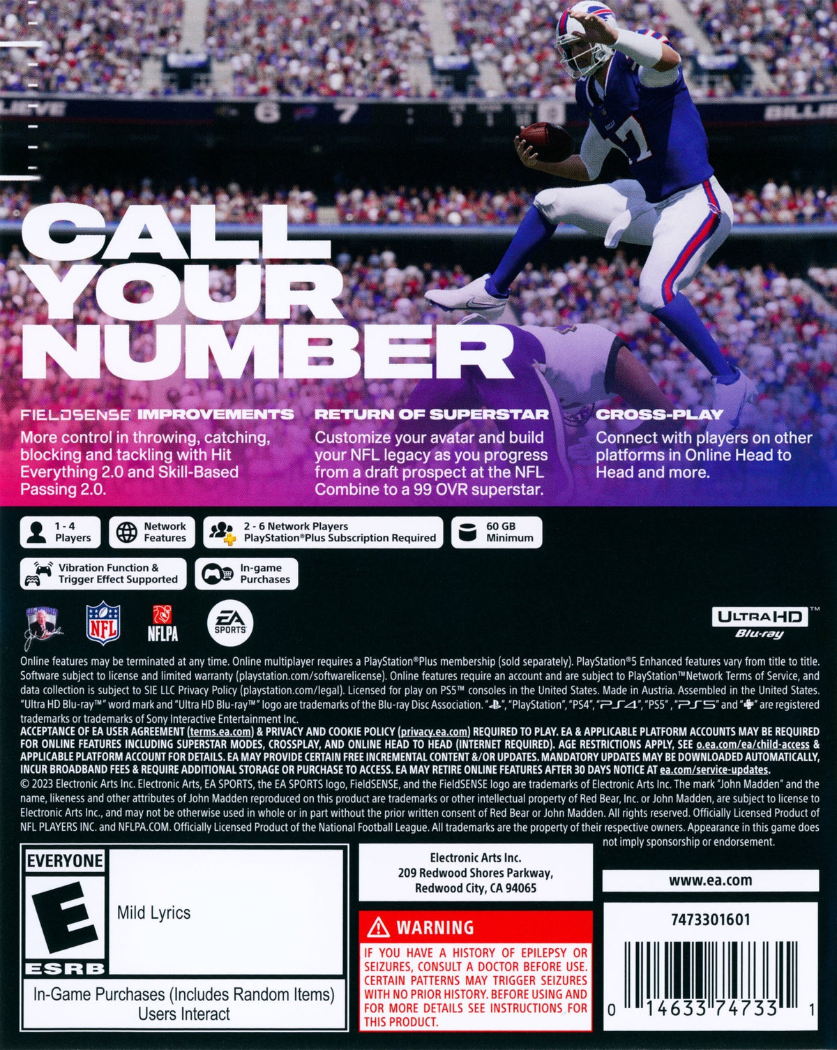 Madden NFL 24 PS5 - Video Game - Used - CaveGamers - Image 2
