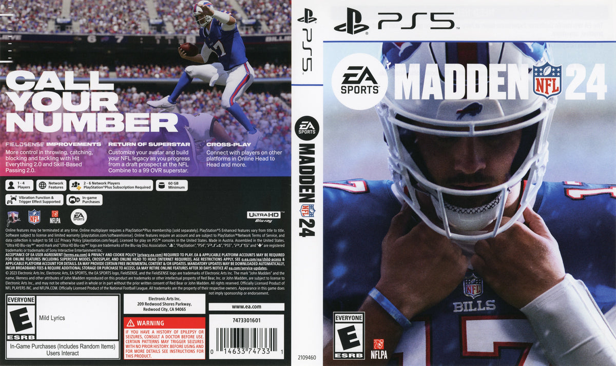 Madden NFL 24 PS5 - Video Game - Used - CaveGamers - Image 4