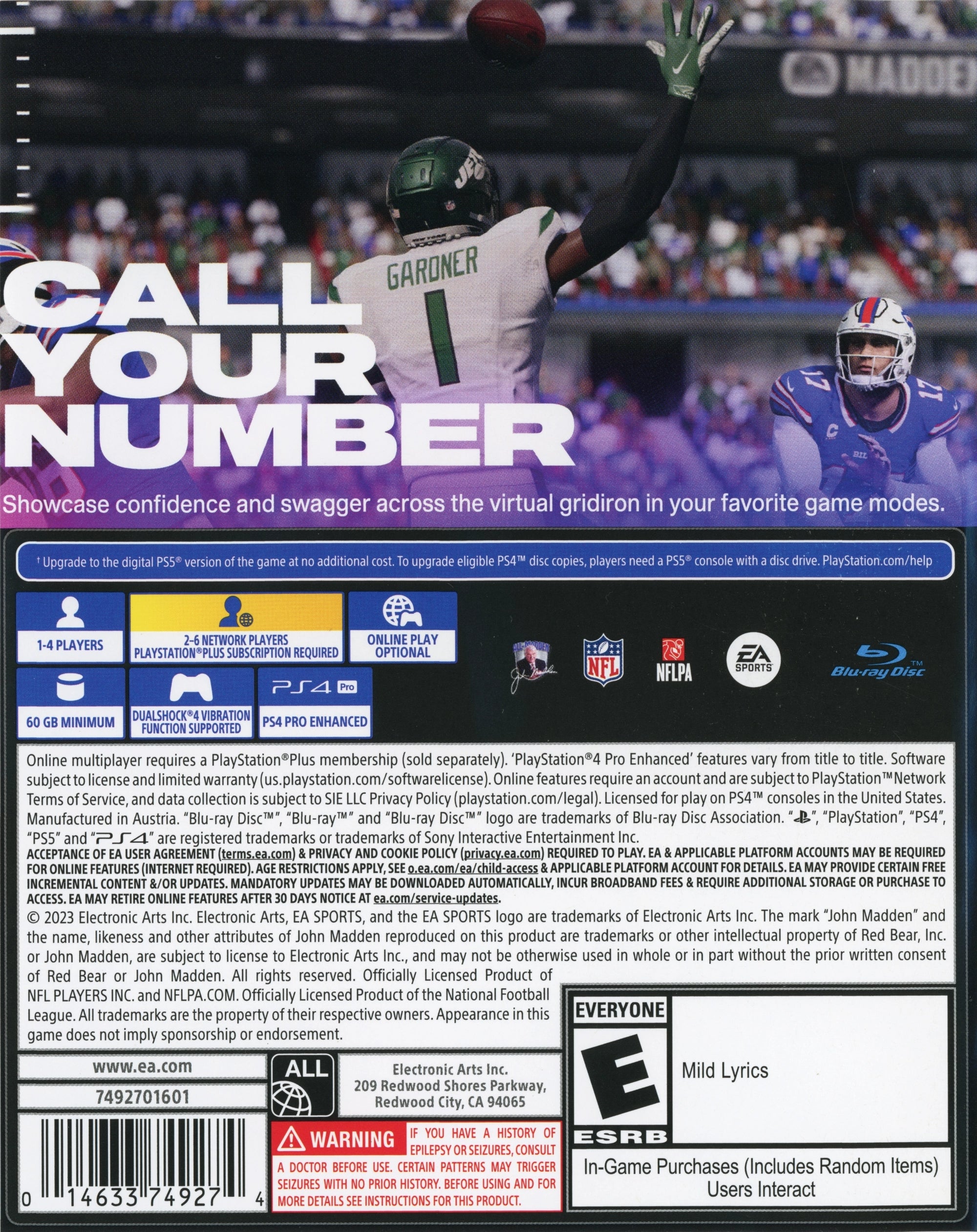 Madden NFL 24 PS4 - Video Game - Used - CaveGamers - Image 2