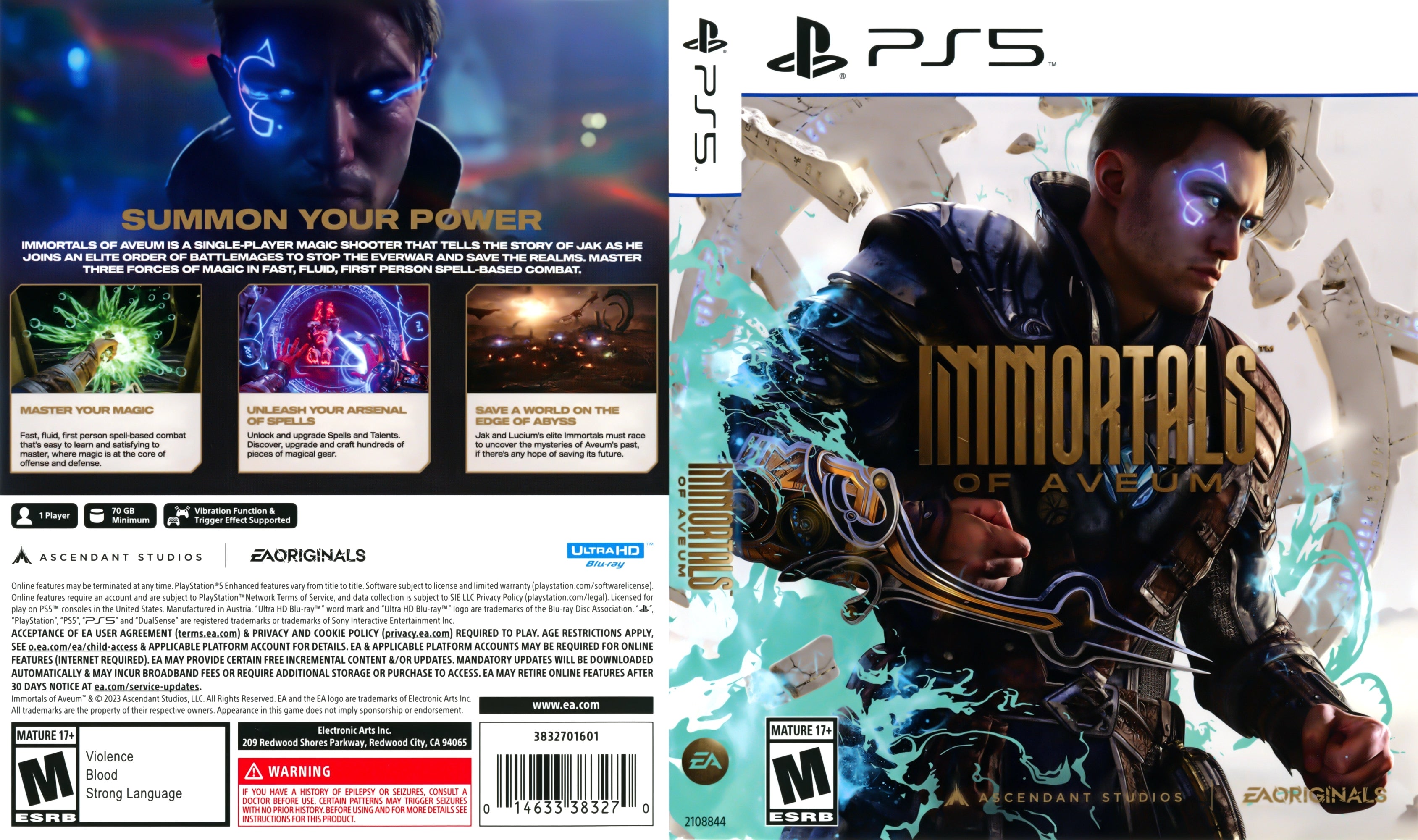 Immortals of Aveum PS5 - Video Game - Used - CaveGamers - Image 4