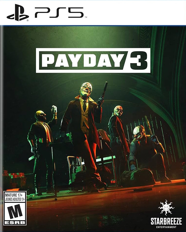 Payday 3 PS5 - Video Game - Used - CaveGamers