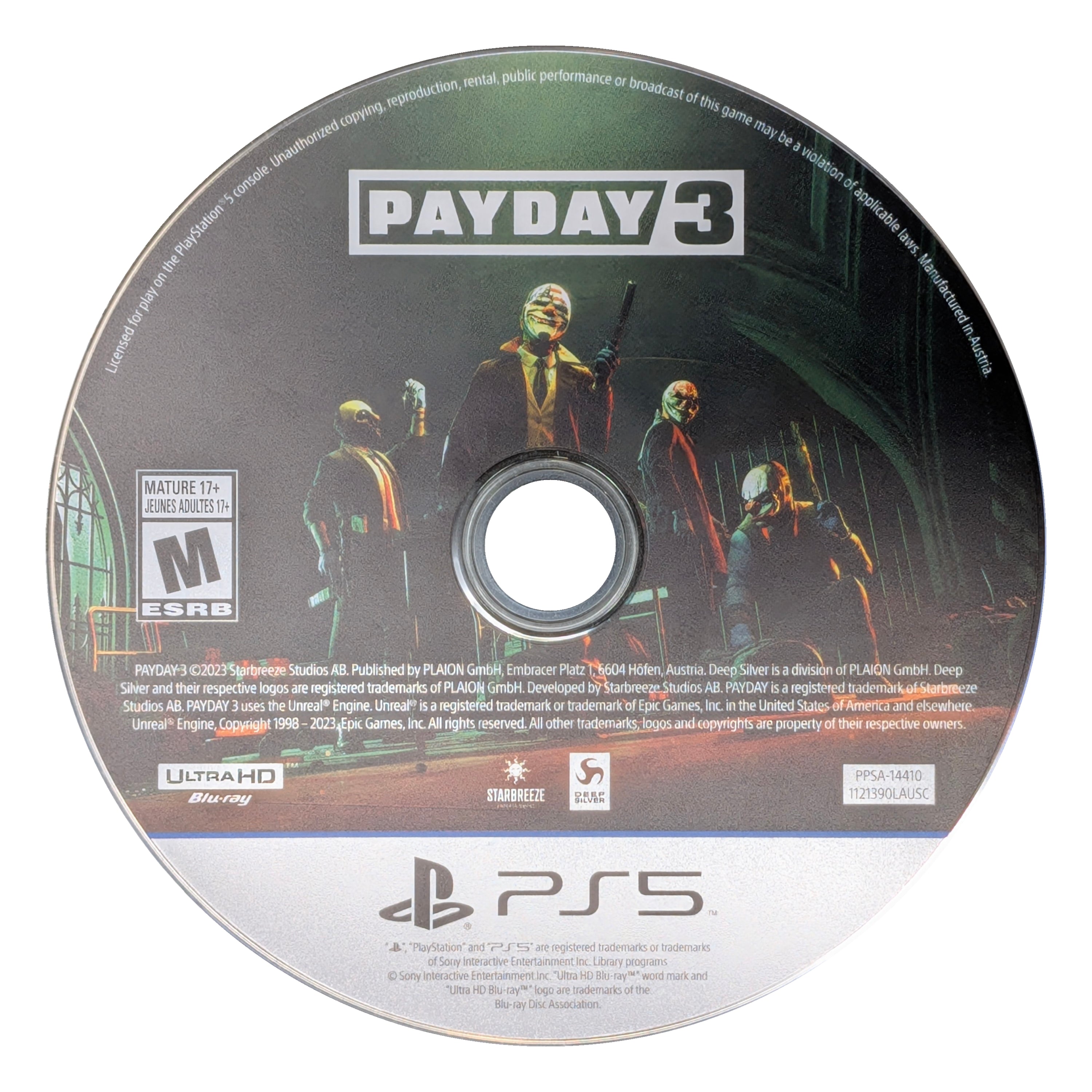 Payday 3 PS5 - Video Game - Used - CaveGamers - Image 2
