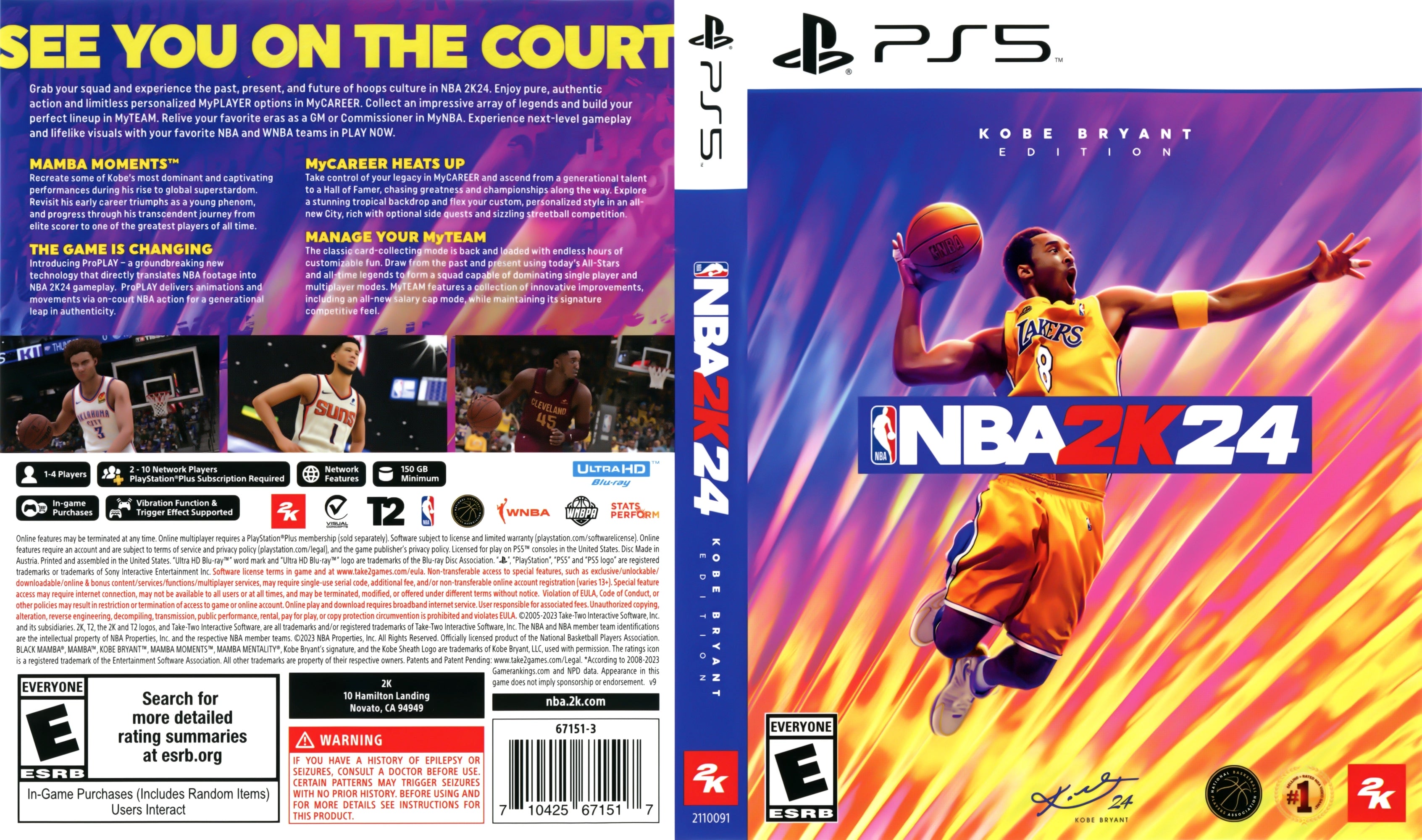 NBA 2K24 PS5 - Video Game - Used - CaveGamers - Image 4