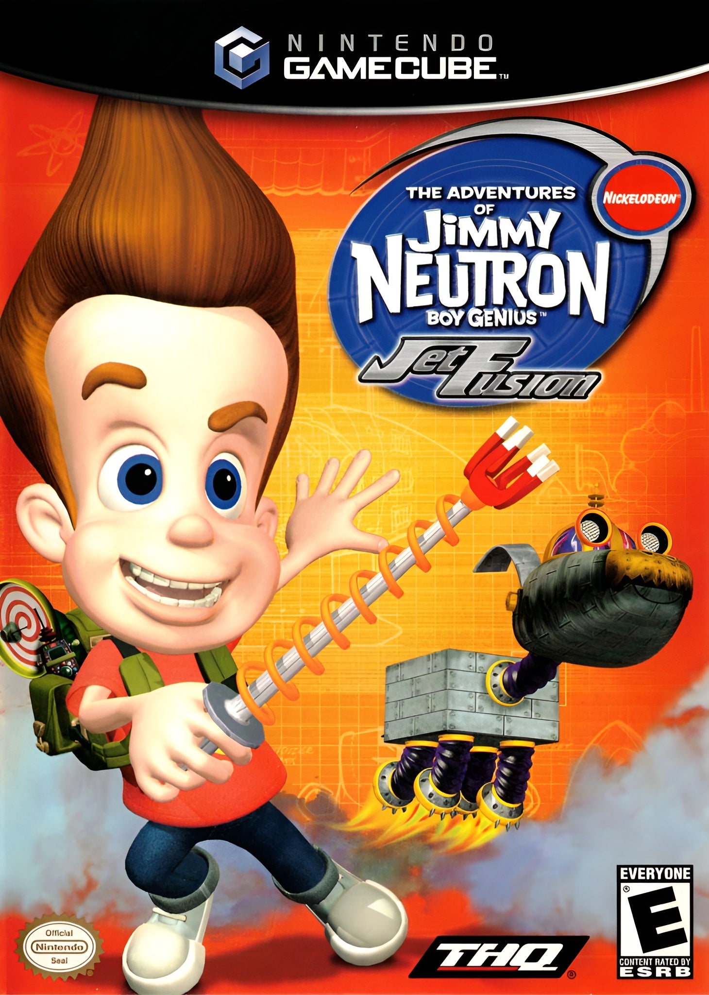 The Adventures of Jimmy Neutron, Boy Genius: Jet Fusion GameCube - Video Game - Used - CaveGamers
