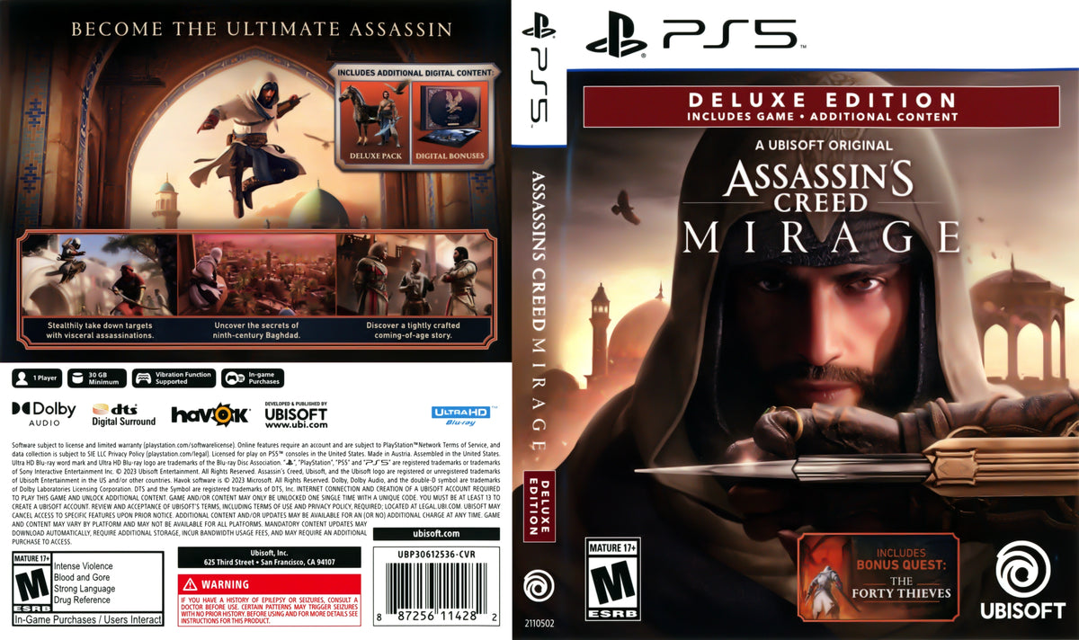 Assassin's Creed: Mirage PS5 - Video Game - Used - CaveGamers - Image 5