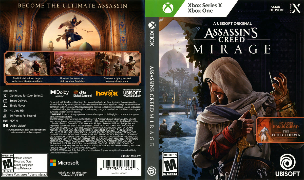 Assassin's Creed: Mirage Xbox Series X - Video Game - Used - CaveGamers - Image 3