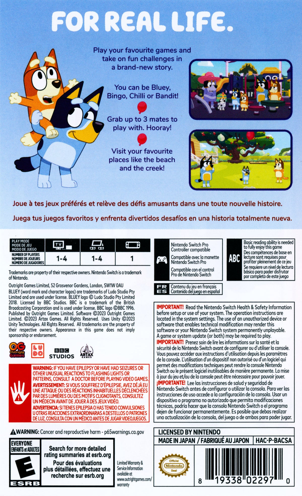 Bluey: The Videogame Switch - Video Game - Used - CaveGamers - Image 2