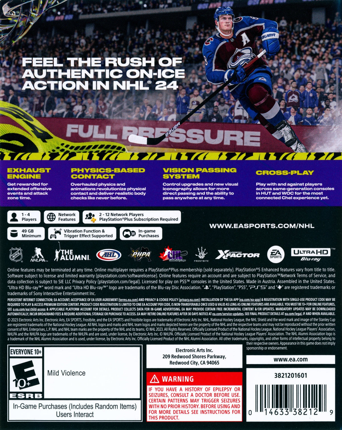 NHL 24 PS5 - Video Game - Used - CaveGamers - Image 2