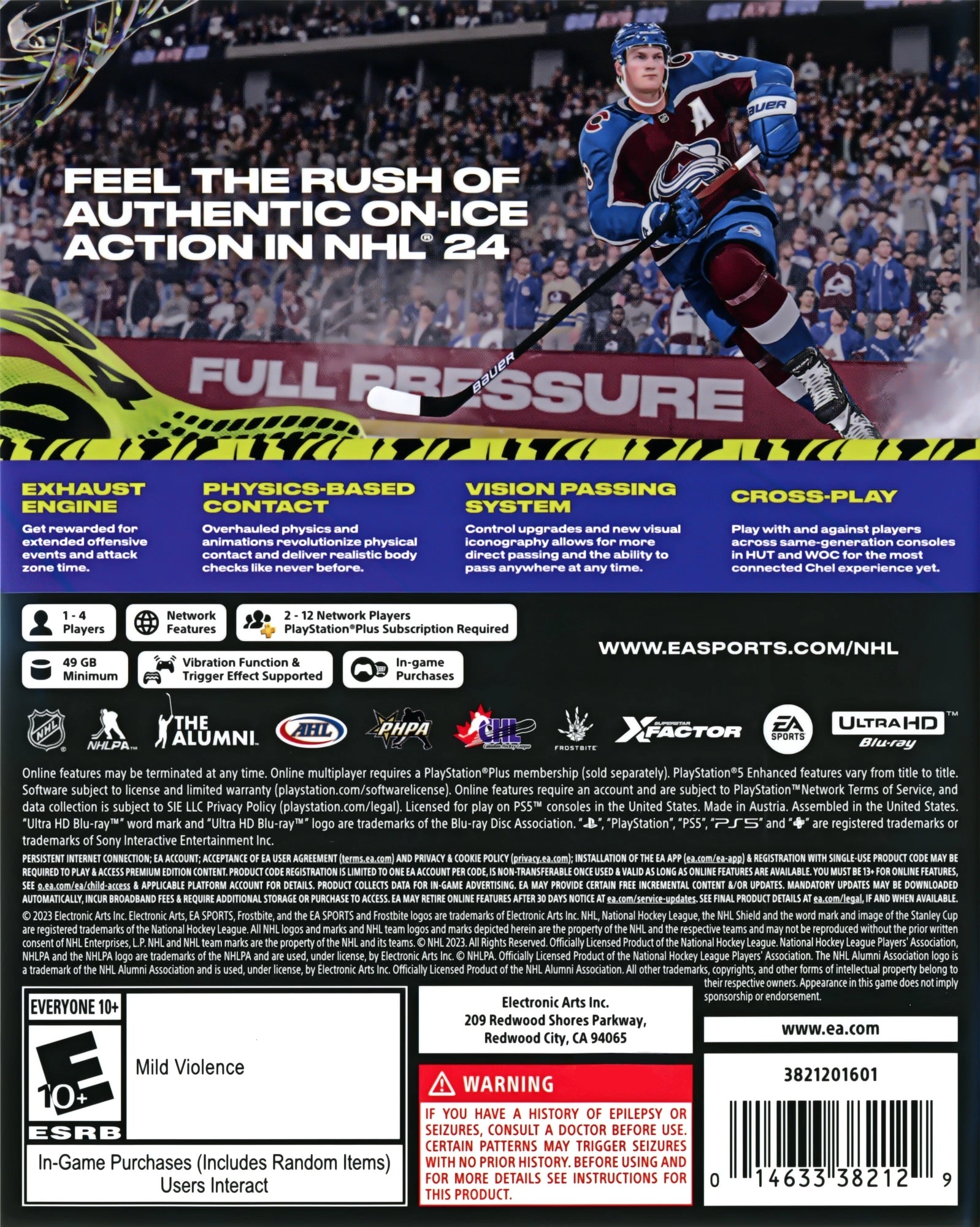 NHL 24 PS5 - Video Game - Used - CaveGamers - Image 2