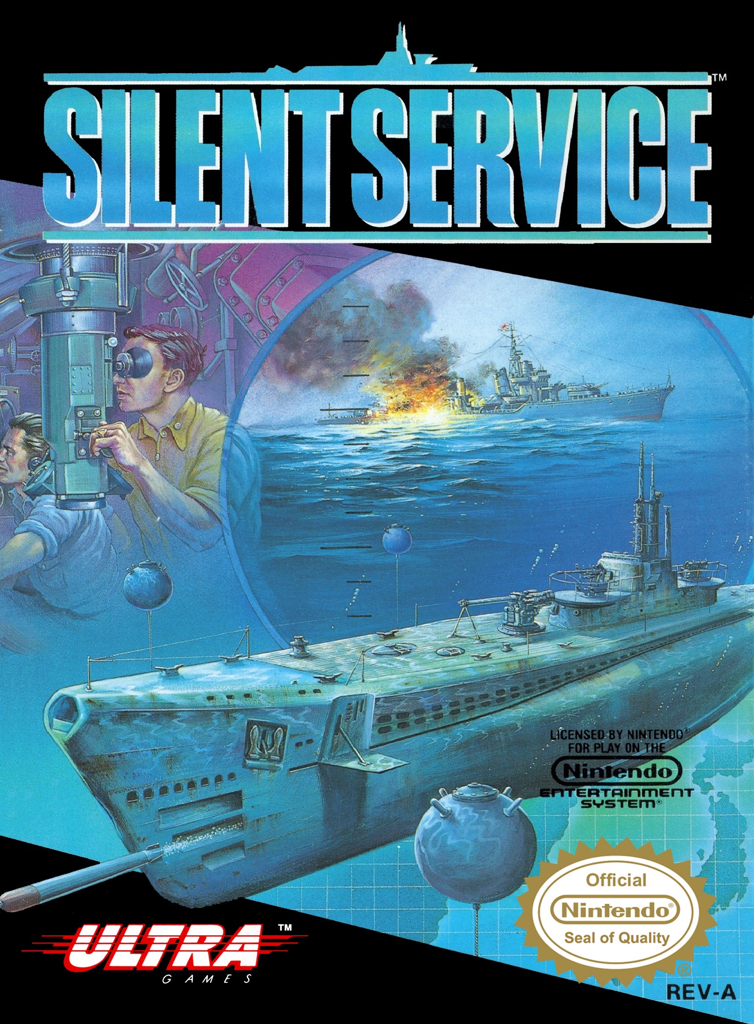 Silent Service NES - Video Game - Used - CaveGamers